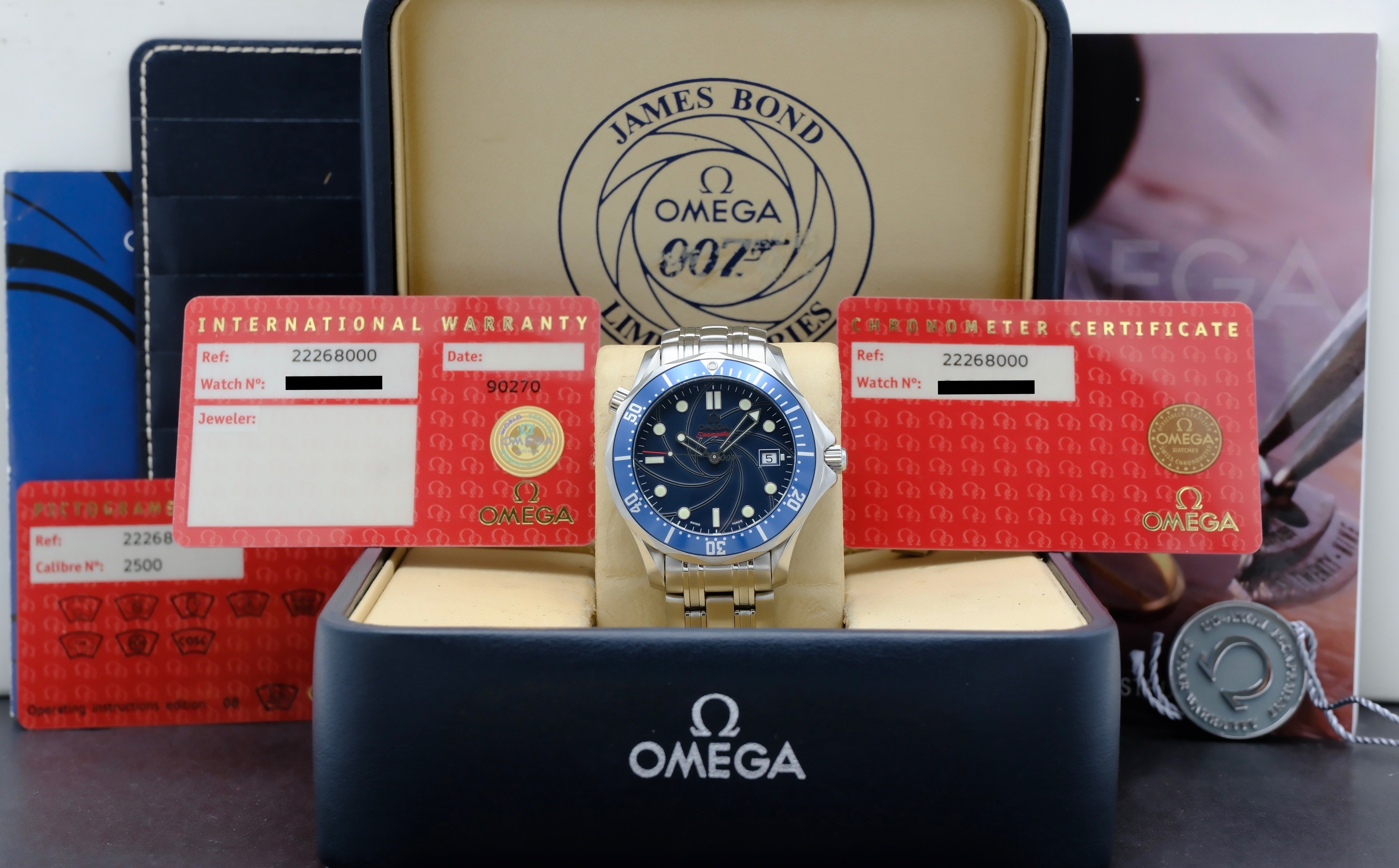 Omega Seamaster Diver 300 M 2226.80.00- 2007 - Omega horloge - Omega kopen - Omega heren horloge - Trophies Watches