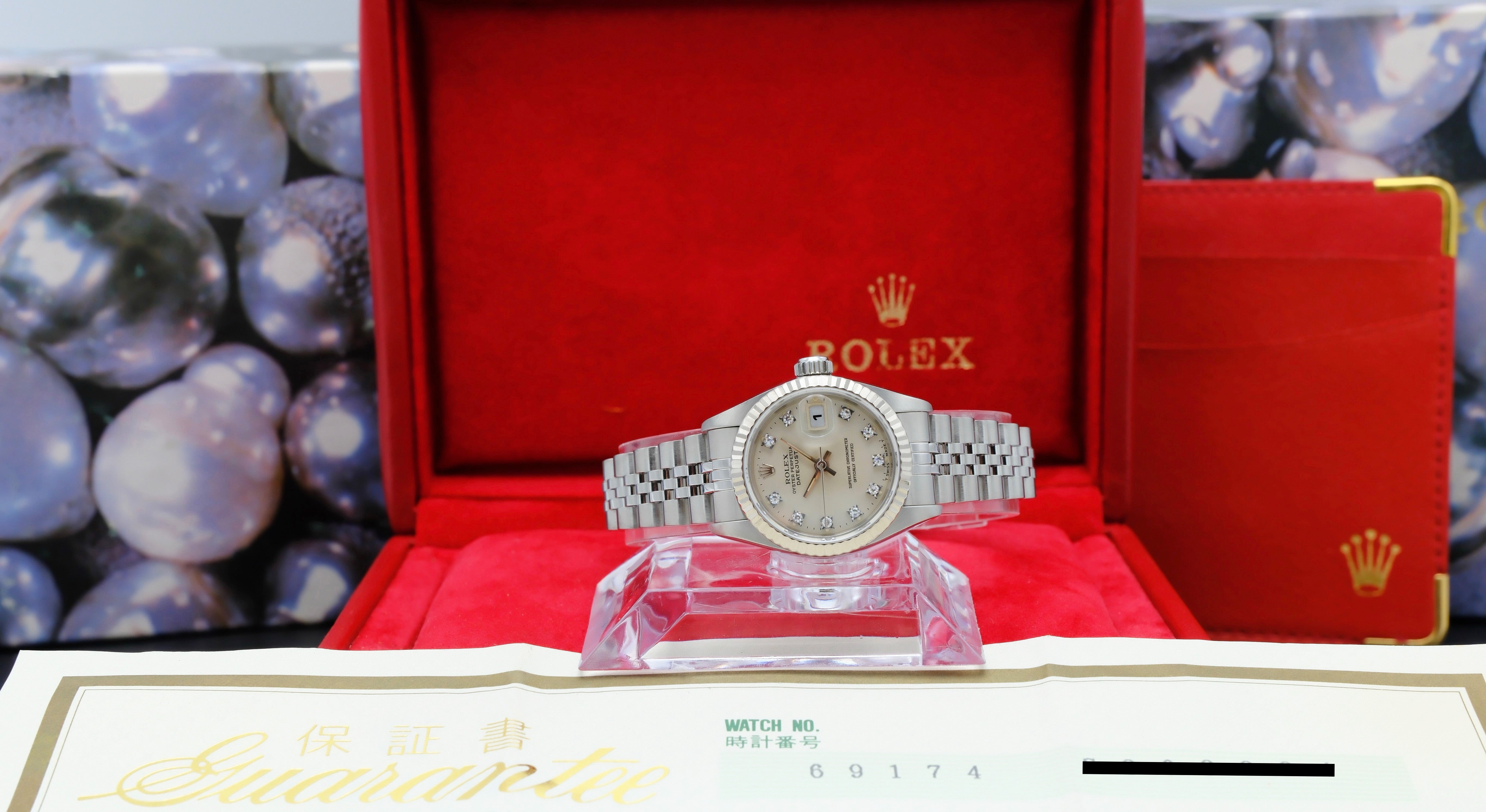 Rolex Oyster Perpetual Lady Datejust 69174G - 1997 - Rolex horloge - Rolex kopen - Rolex dames horloge - Trophies Watches