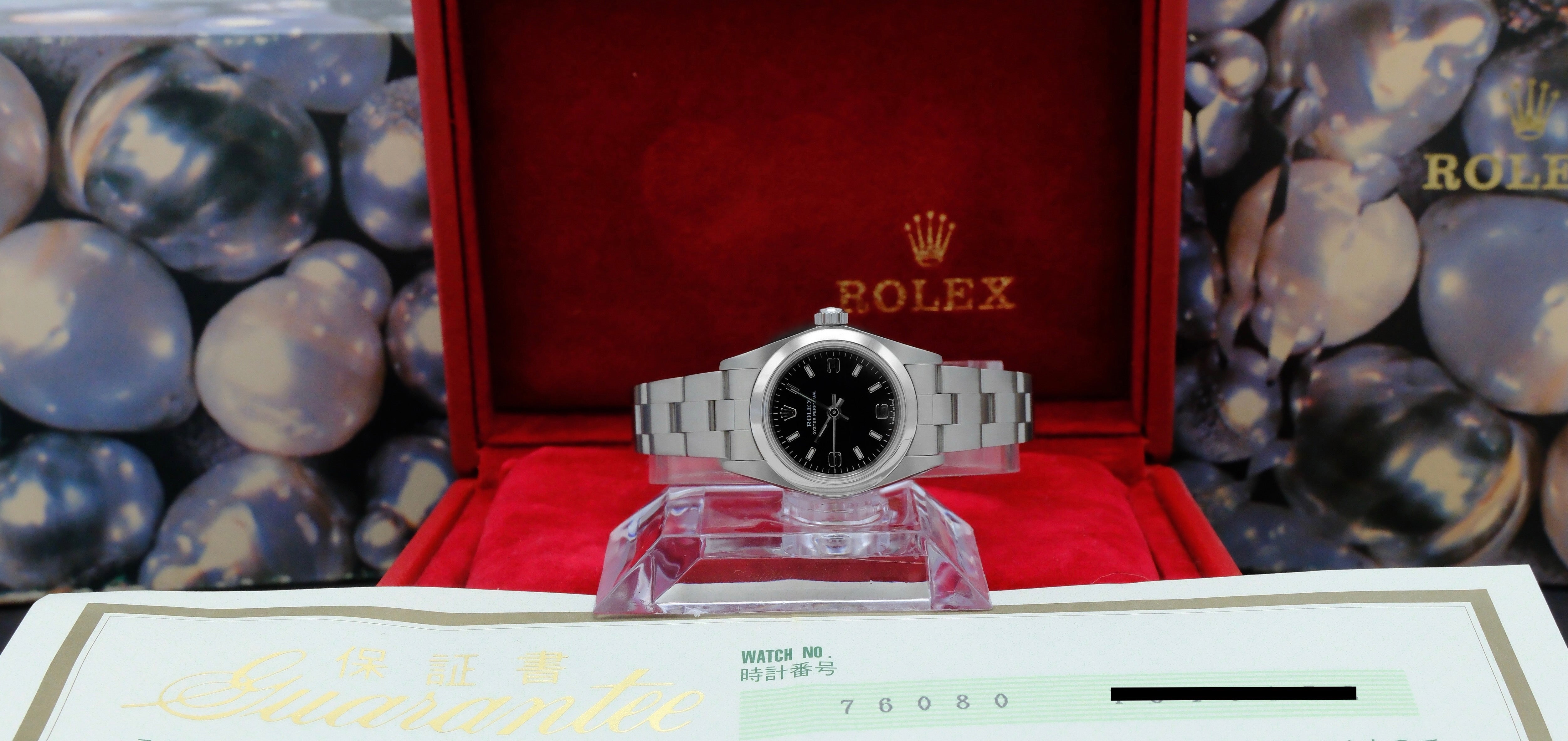 Rolex Oyster Perpetual 76080 - 2003 - Rolex horloge - Rolex kopen - Rolex dames horloge - Trophies Watches