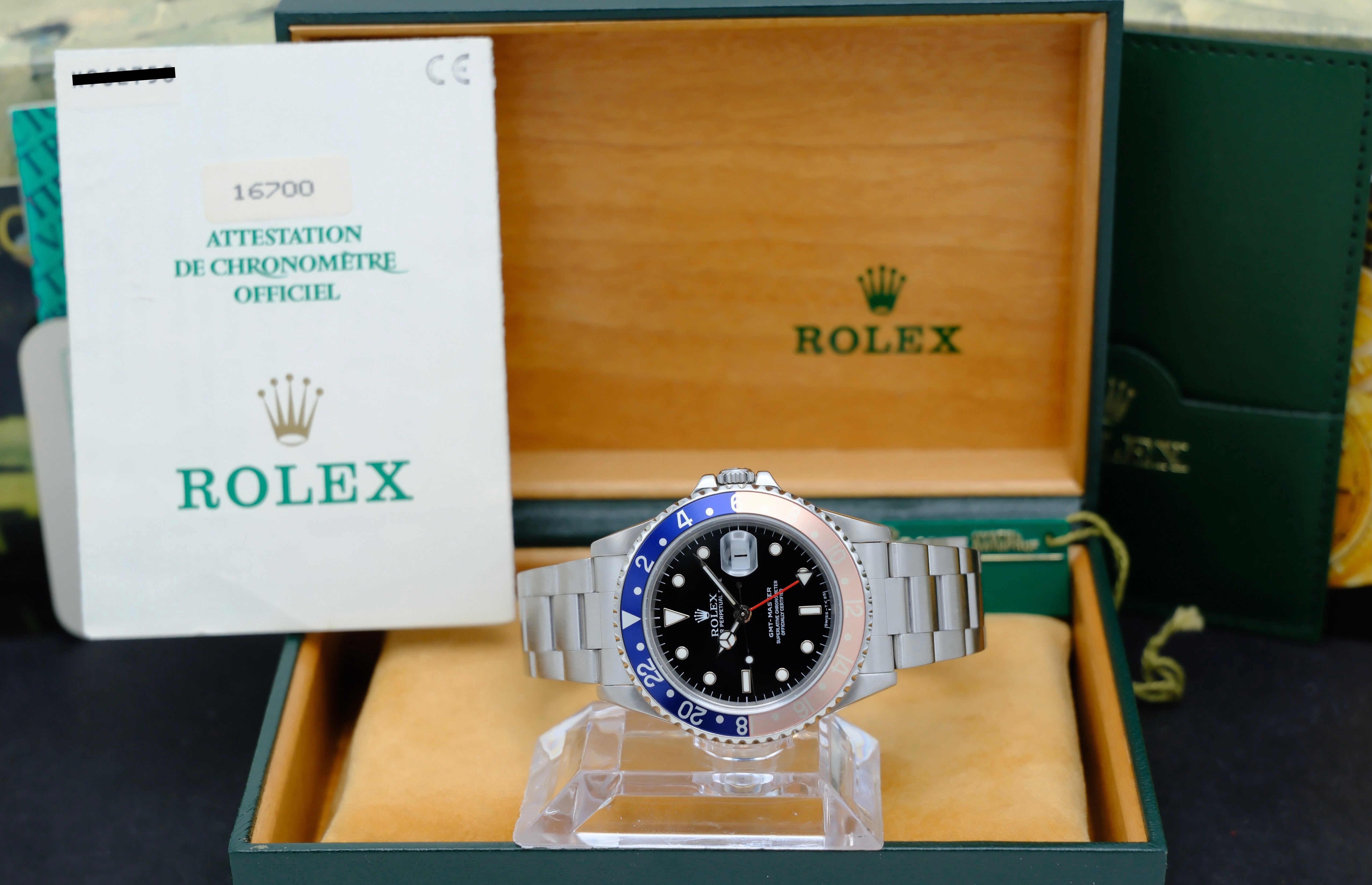 Rolex GMT-Master 16700, Box & Papers, 1996 | Rolex horloge