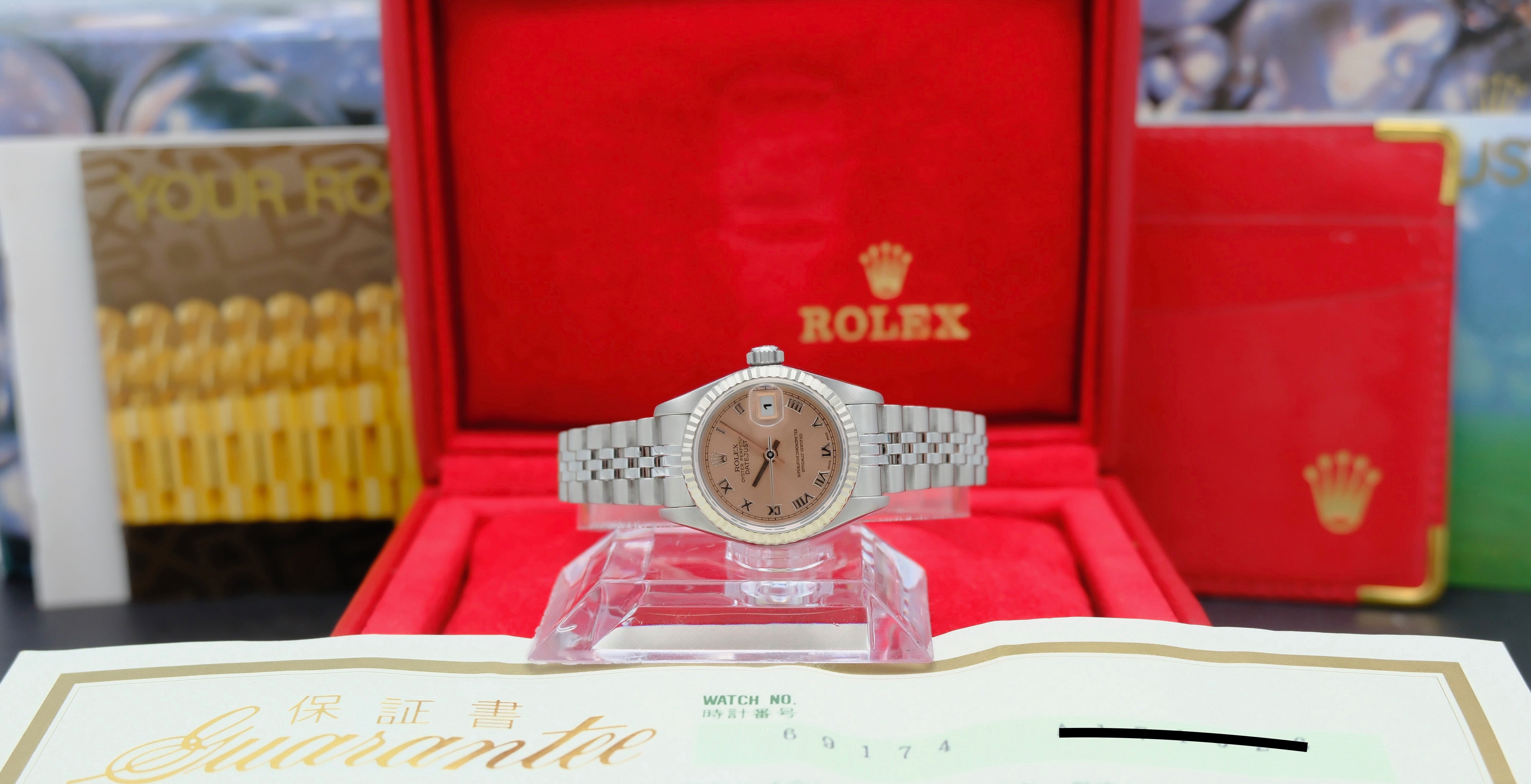 Rolex Oyster Perpetual Lady Datejust 69174G - 2002 - Rolex horloge - Rolex kopen - Rolex dames horloge - Trophies Watches