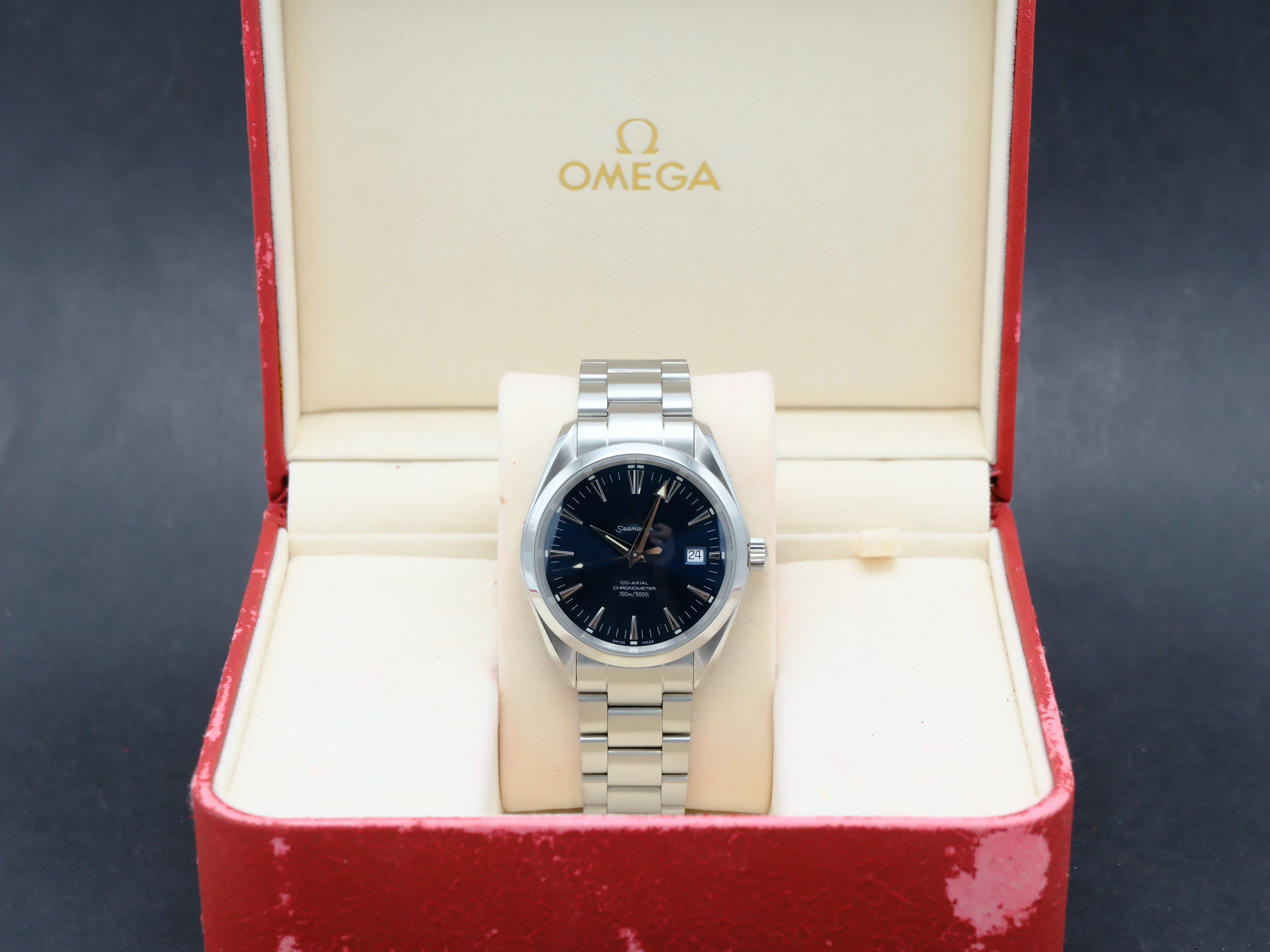 Omega Seamaster Aqua Terra Co-axial 2503.80.00 - 2006 - Omega horloge - Omega kopen - Omega heren horloge - Trophies Watches