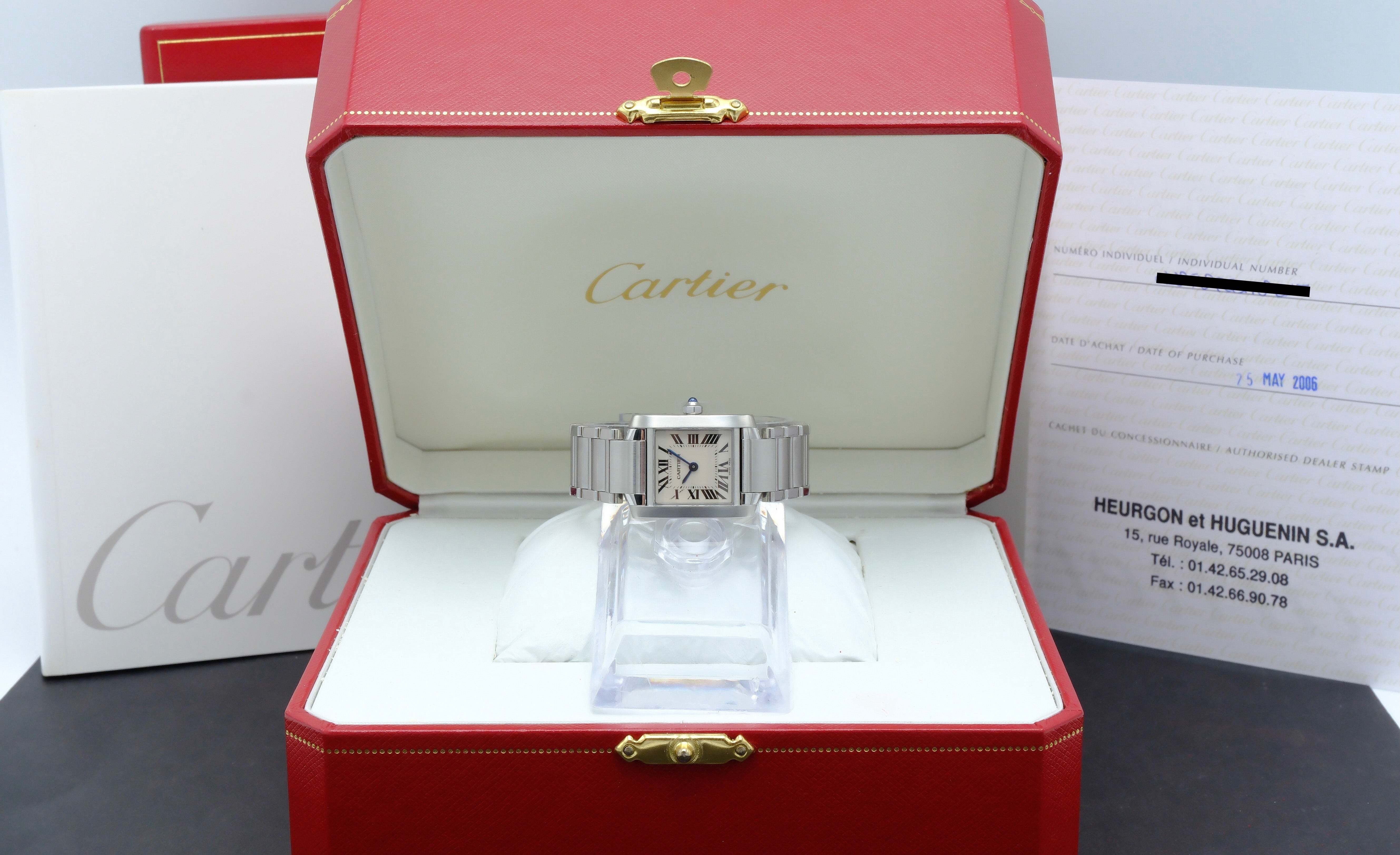 Cartier Tank Française 2384 - Cartier horloge - Cartier kopen - Cartier dames horloge - Trophies Watches