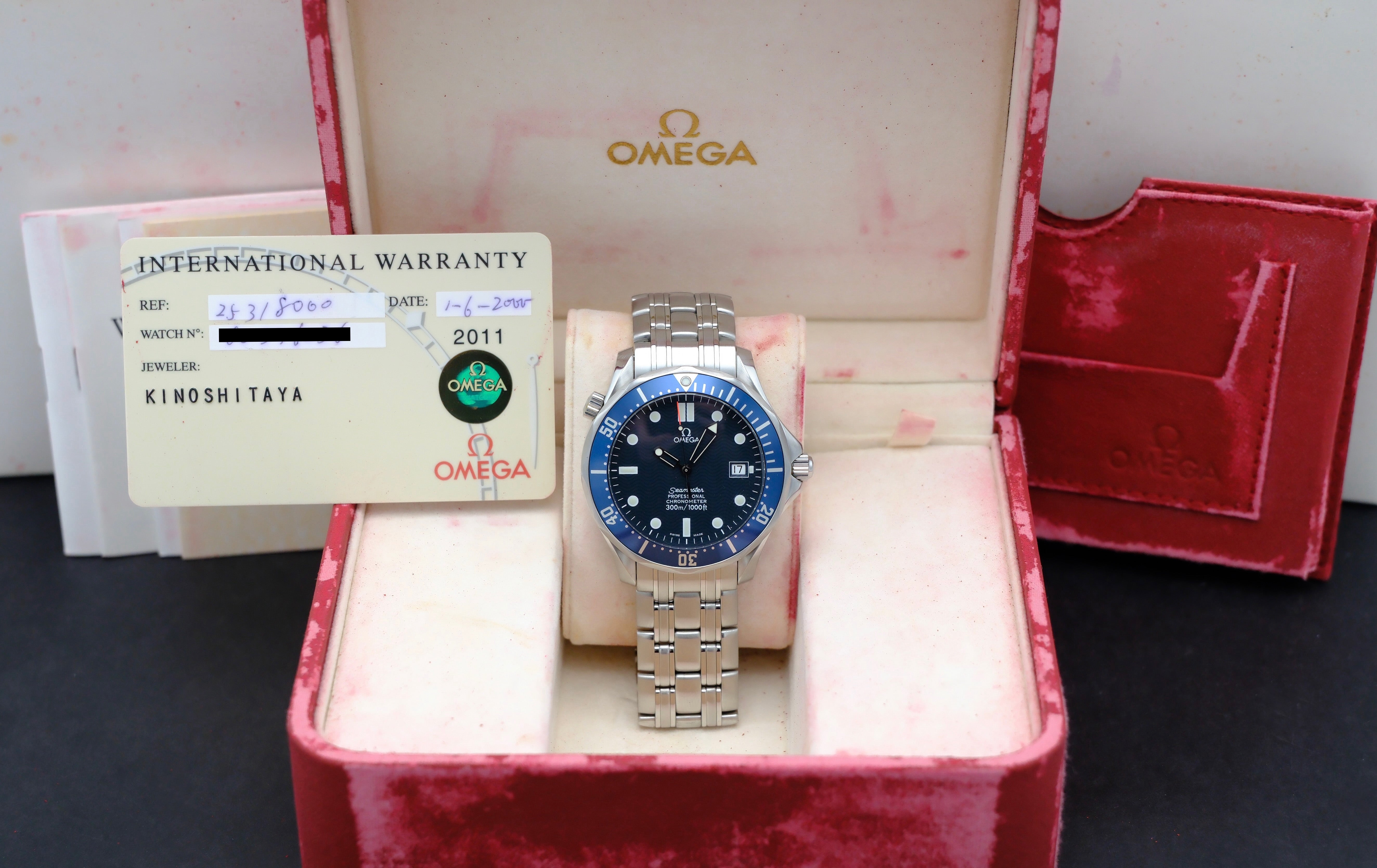 Omega Seamaster Diver 300 M 2531.80.00- 2000 - Omega horloge - Omega kopen - Omega heren horloge - Trophies Watches