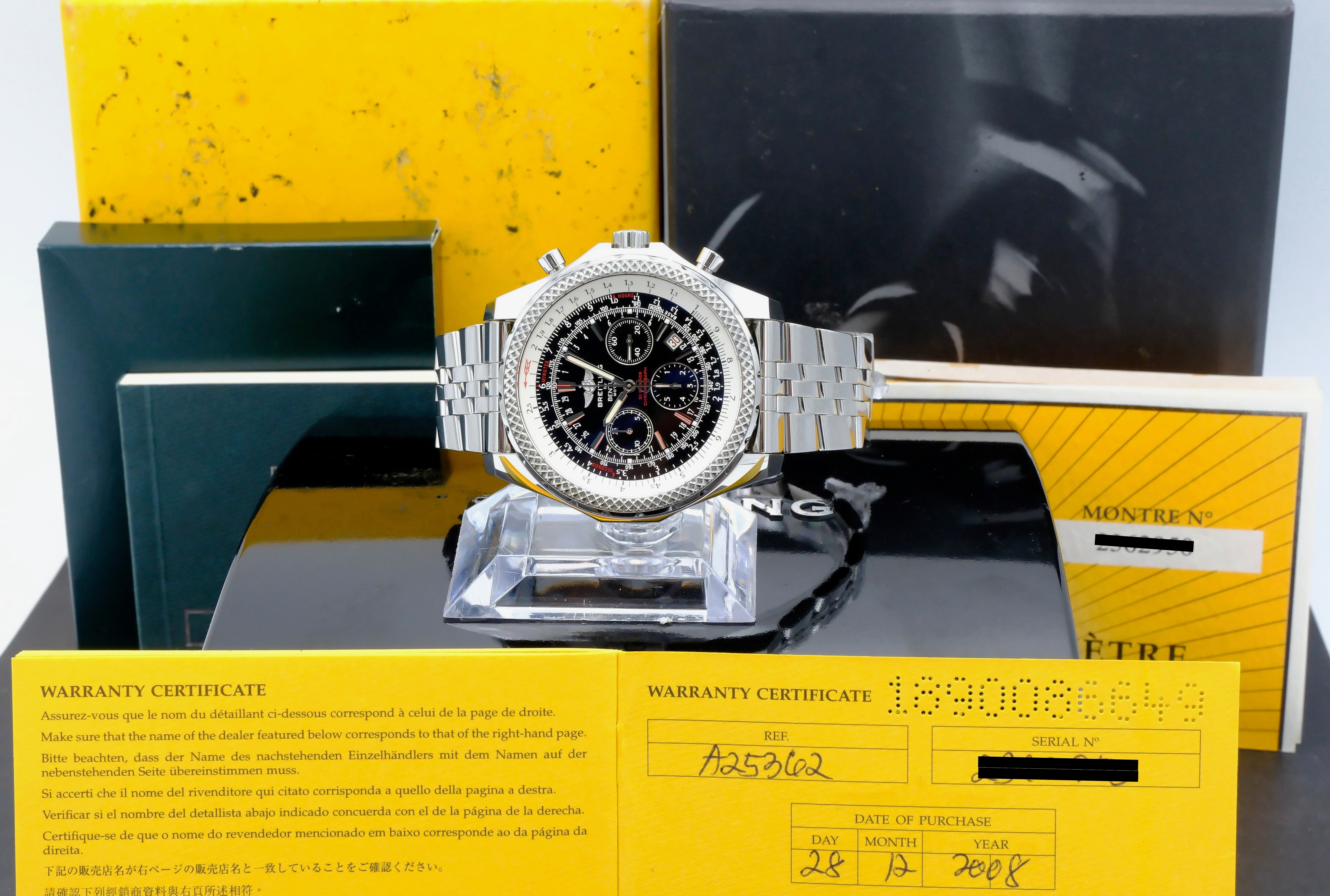 Breitling Bentley Motors A25362 - 2008 - Breitling horloge - Breitling kopen - Breitling heren horloge - Trophies Watches