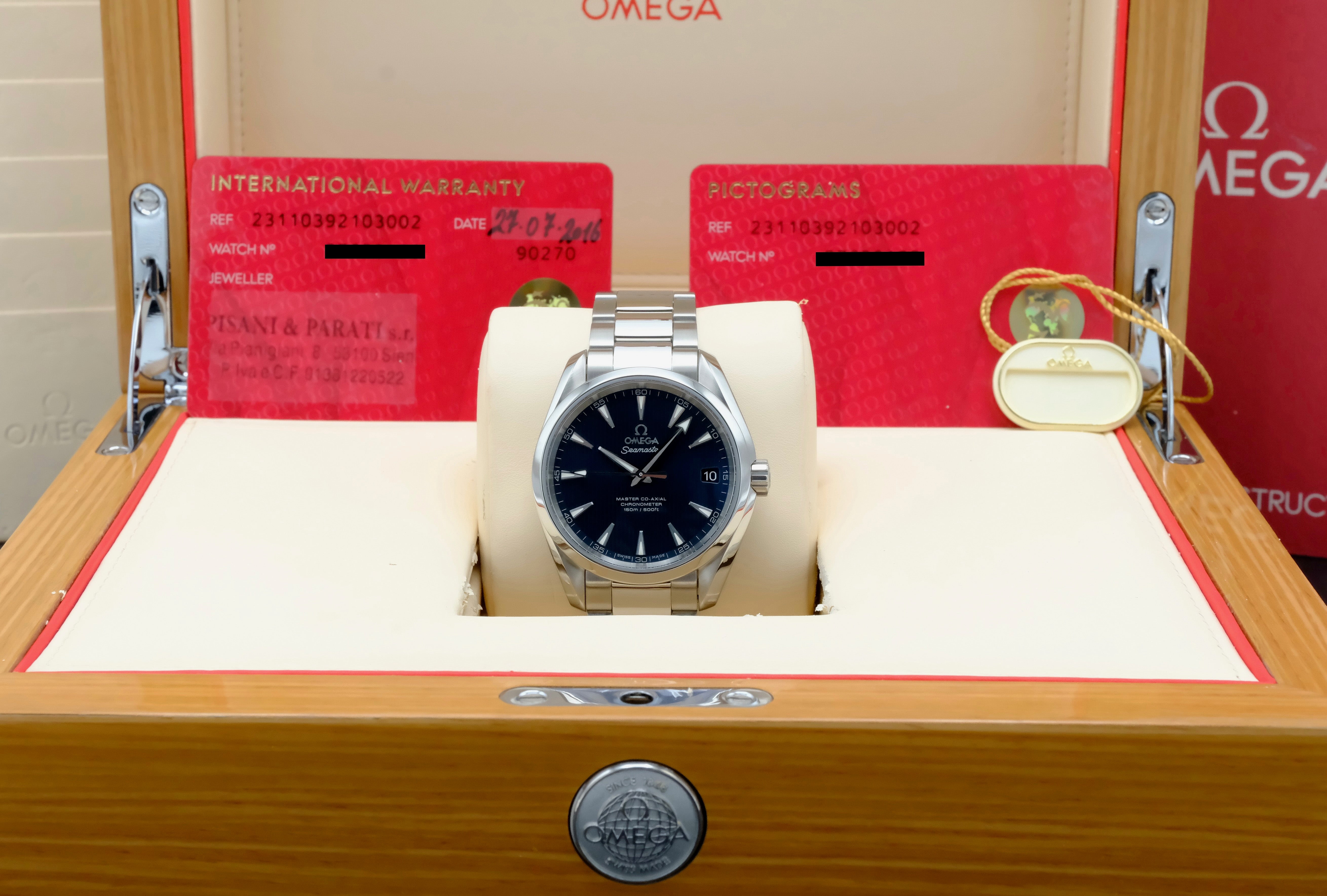 Omega Seamaster Aqua Terra Co-axial 231.10.39.21.03.002 - 2016 - Omega horloge - Omega kopen - Omega heren horloge - Trophies Watches