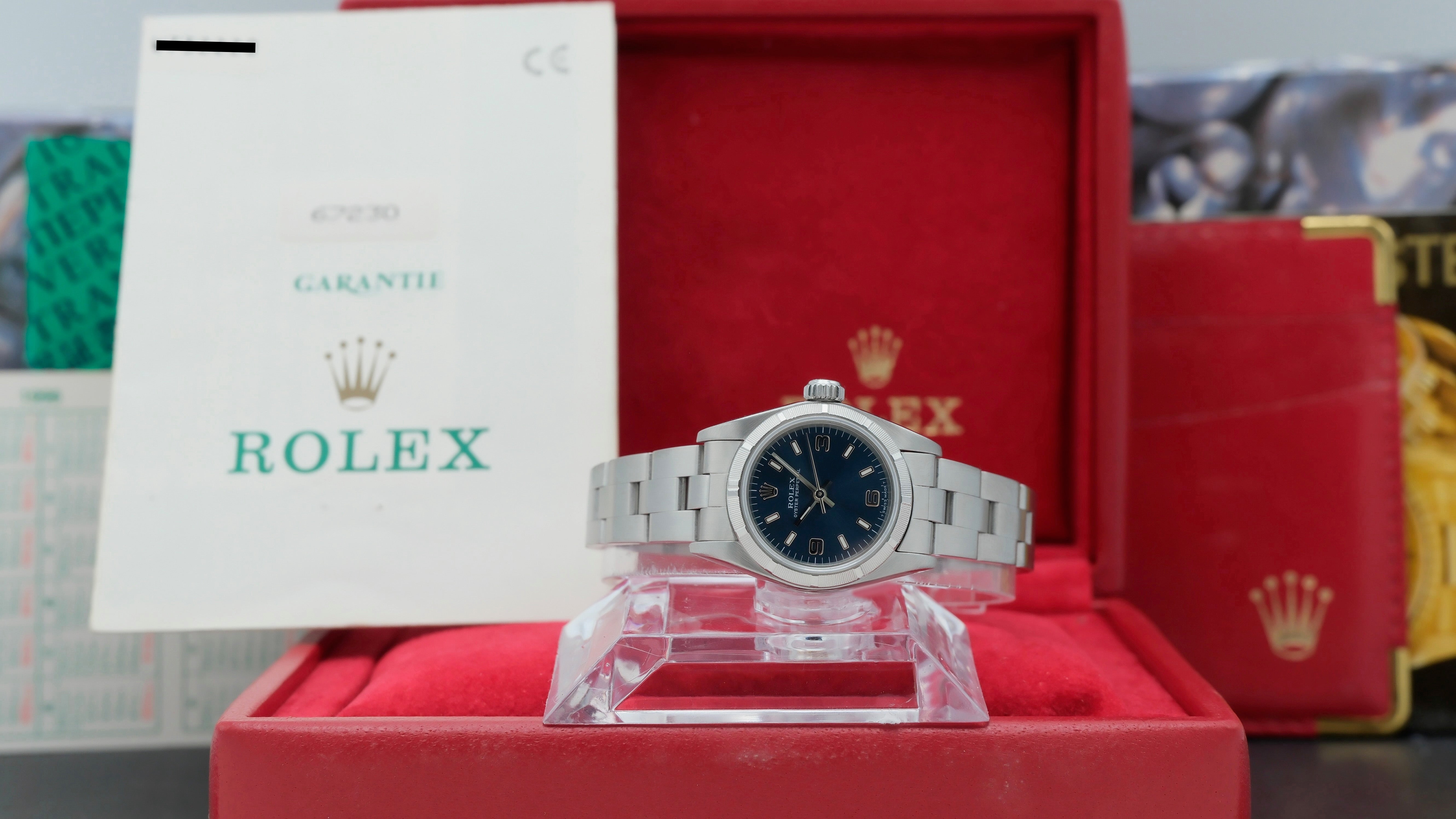 Rolex Oyster Perpetual 67230 - 1996 - Rolex horloge - Rolex kopen - Rolex dames horloge - Trophies Watches