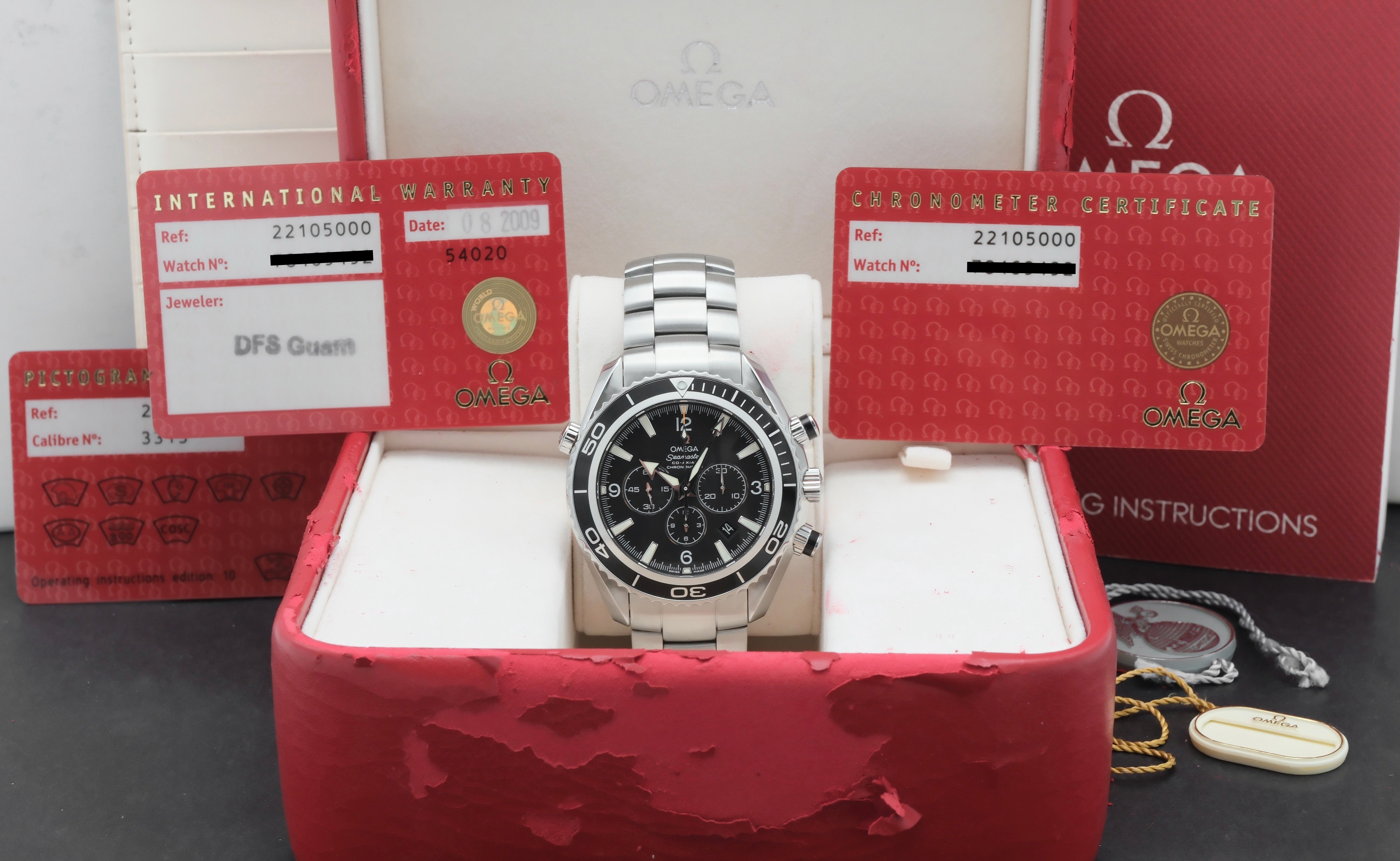 Omega Seamaster Planet Ocean 2201.50.00 - 2009 - Omega horloge - Omega kopen - Omega heren horloge - Trophies Watches
