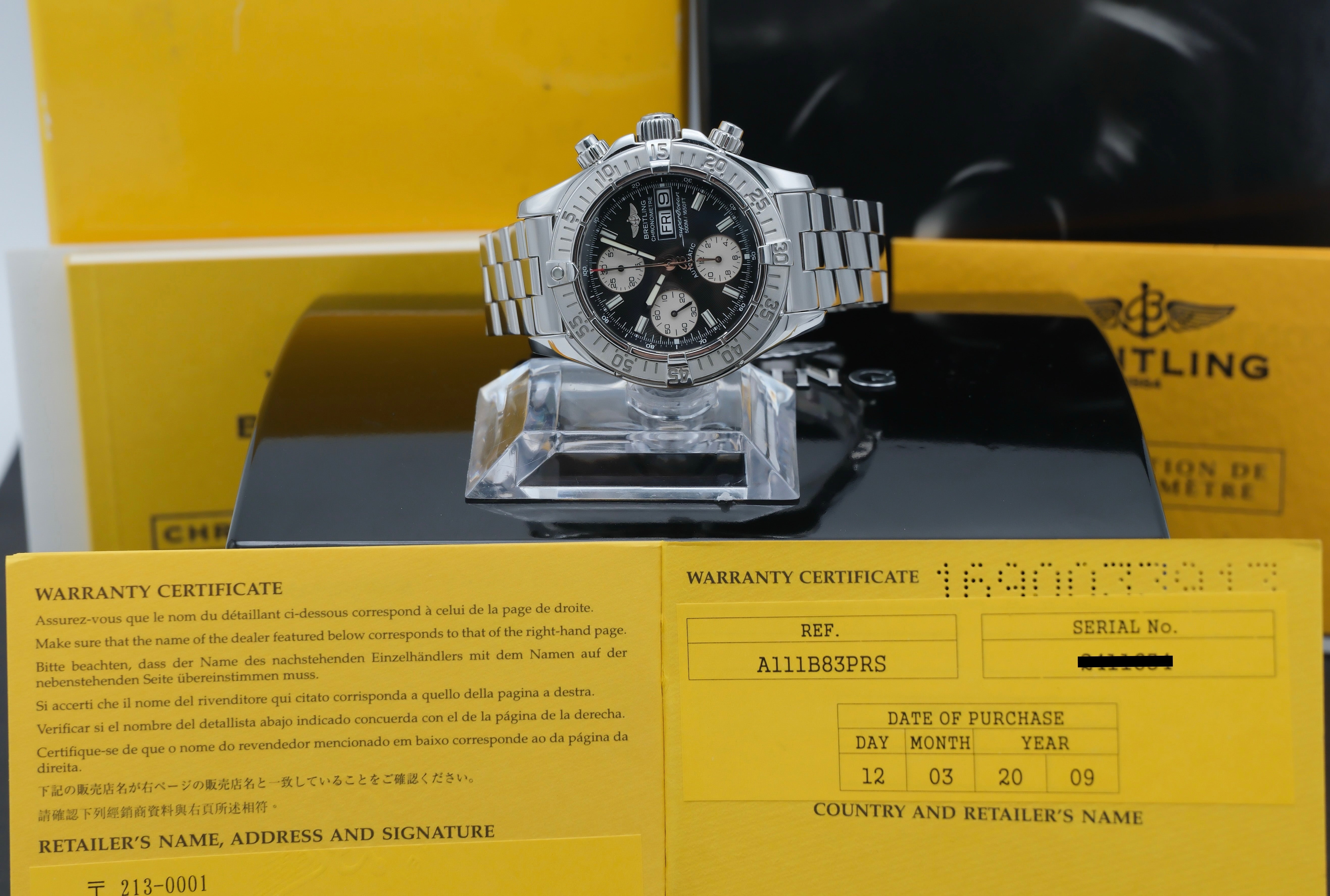 Breitling Superocean Chronograph II A13340 - 2009 - Breitling horloge - Breitling kopen - Breitling heren horloge - Trophies Watches