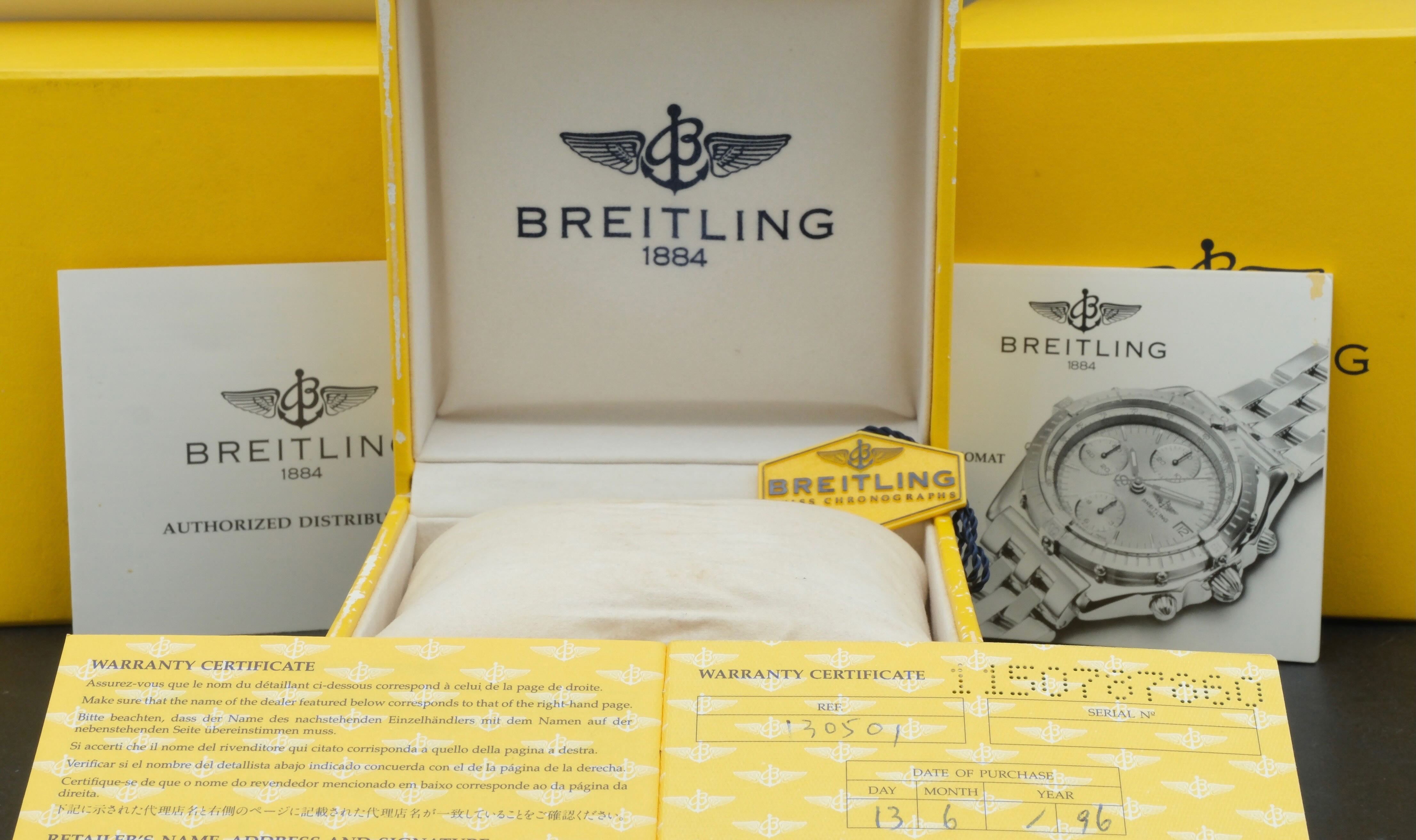 Breitling Chronomat A13050.1 - 1996 - Breitling horloge - Breitling kopen - Breitling heren horloge - Trophies Watches