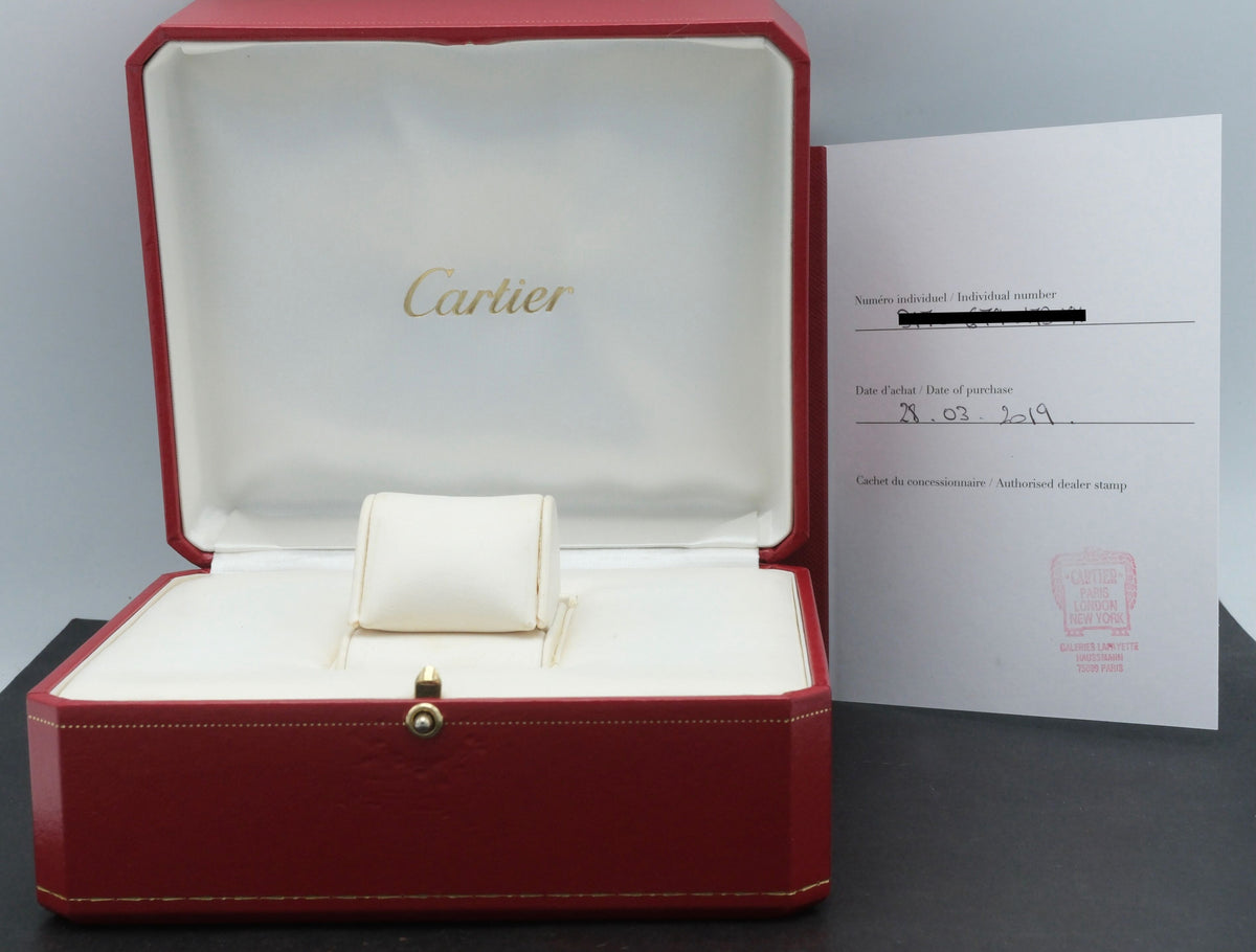 Cartier Tank Solo 3170, Box & Papers, 2019