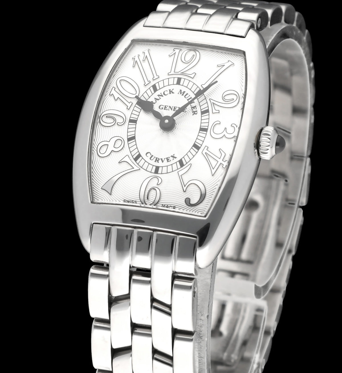 Franck Muller Cintrée Curvex 1752QZREL - 2005 - Franck Muller horloge - Franck Muller kopen - Franck Muller dames horloge - Trophies Watches