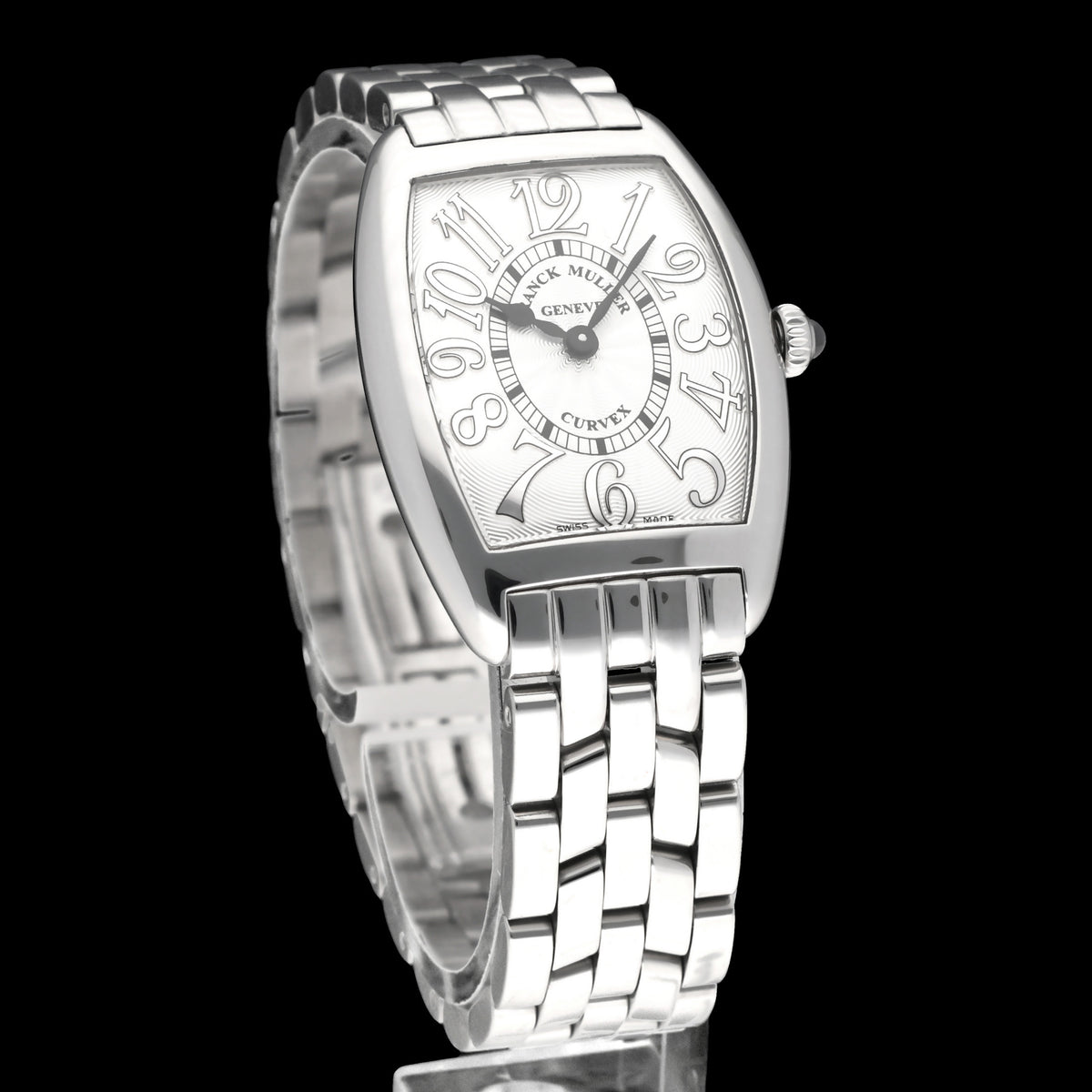 Franck Muller Cintrée Curvex 1752QZREL - 2005 - Franck Muller horloge - Franck Muller kopen - Franck Muller dames horloge - Trophies Watches