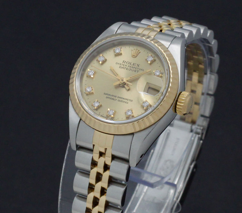 Rolex Lady-Datejust 69173G - 1989 - Rolex horloge - Rolex kopen - Rolex dames horloge - Trophies Watches