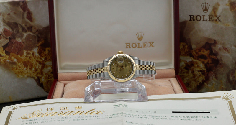 Rolex Lady-Datejust 69173G - 1991 - Rolex horloge - Rolex kopen - Rolex dames horloge - Trophies Watches