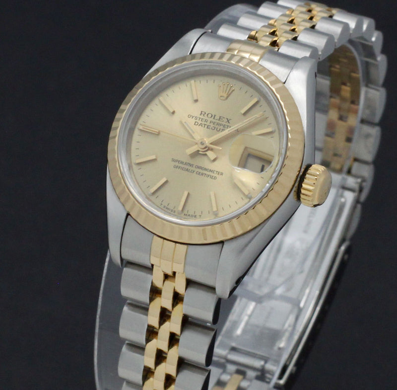 Rolex Lady-Datejust 69173 - 1999 - Rolex horloge - Rolex kopen - Rolex dames horloge - Trophies Watches