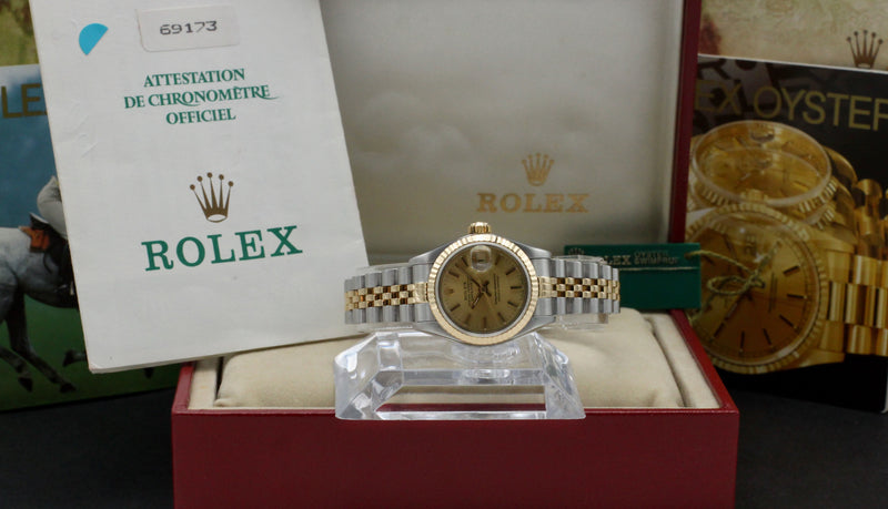 Rolex Lady-Datejust 69173 - 1999 - Rolex horloge - Rolex kopen - Rolex dames horloge - Trophies Watches