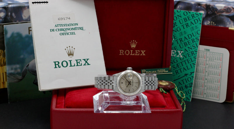 Rolex Oyster Perpetual Lady Datejust 69174 - 1996 - Rolex horloge - Rolex kopen - Rolex dames horloge - Trophies Watches