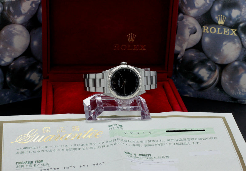 Rolex Oyster Perpetual 77014 - 2001 - Rolex horloge - Rolex kopen - Rolex dames horloge - Trophies Watches