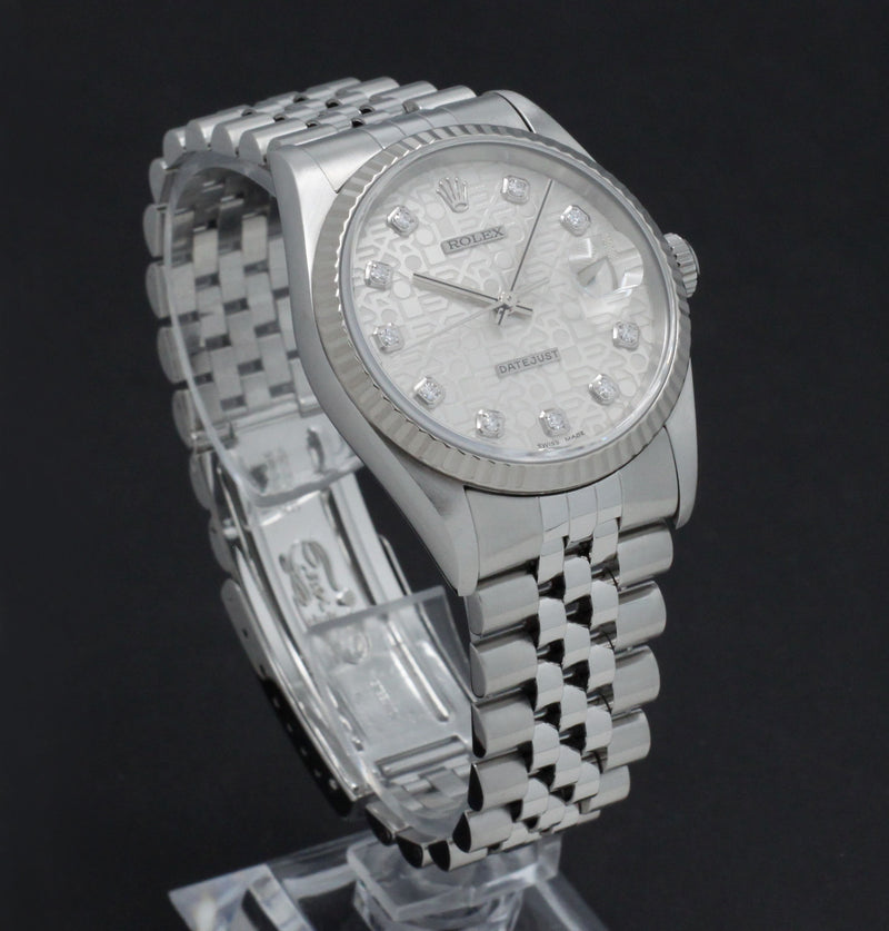 Rolex Datejust 16234G - 1997 - Rolex horloge - Rolex kopen - Rolex heren horloge - Trophies Watches