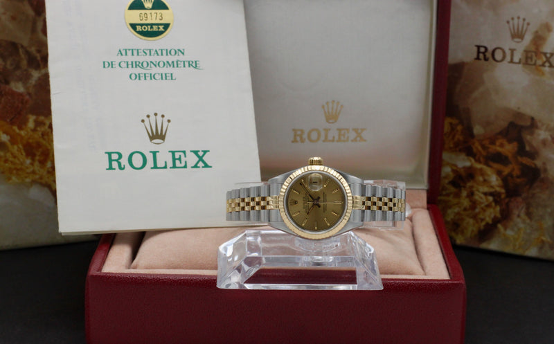 Rolex Lady-Datejust 69173 - 1986 - Rolex horloge - Rolex kopen - Rolex dames horloge - Trophies Watches