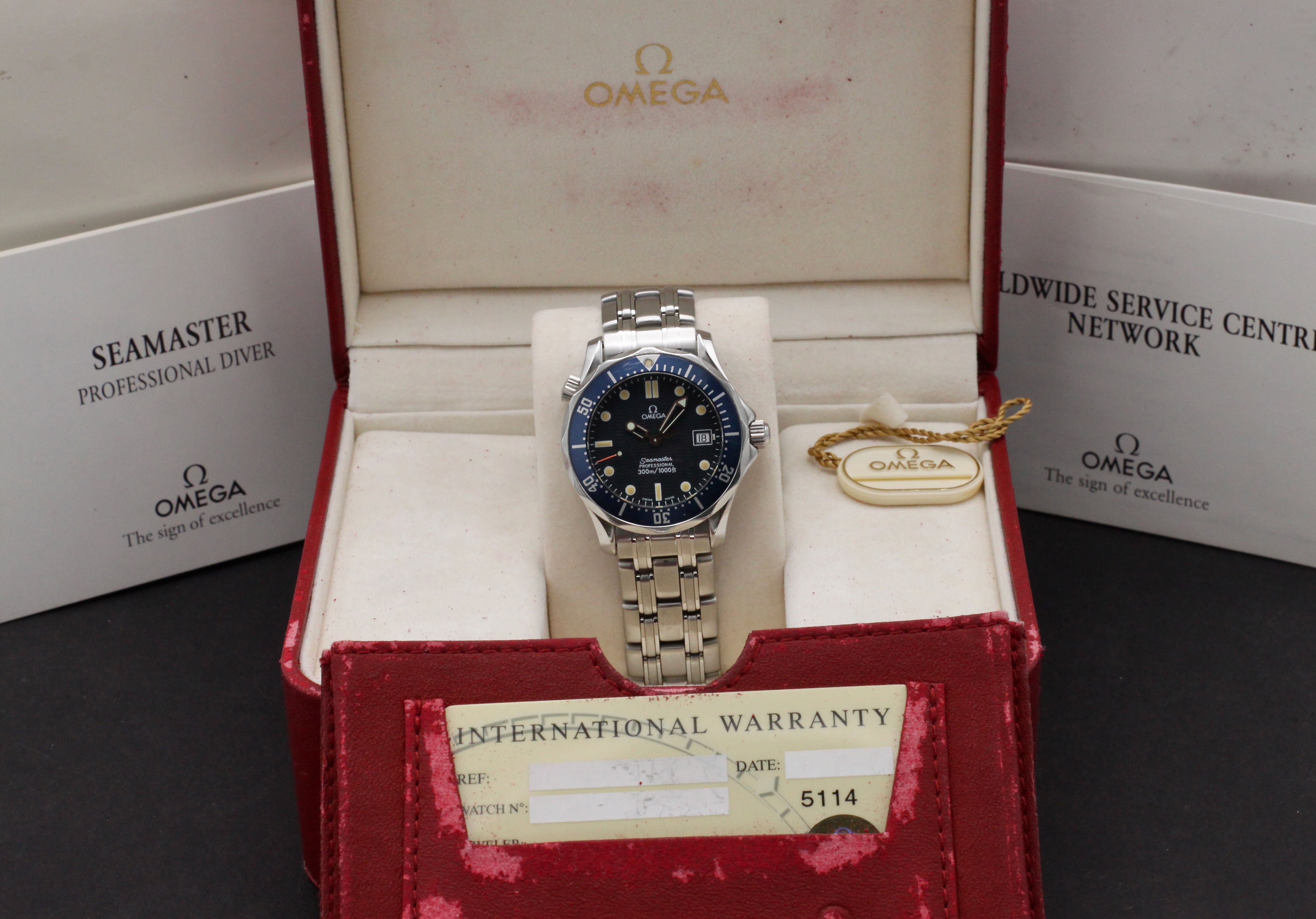 Omega Seamaster Diver 300 M 2561.80.00 - 1995 - Omega horloge - Omega kopen - Omega heren horloge - Trophies Watches