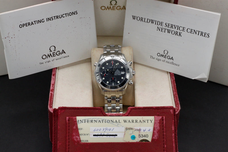 Omega Seamaster Diver 300 M 2589.30.00 - 2000 - Omega horloge - Omega kopen - Omega heren horloge - Trophies Watches