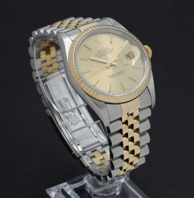 Rolex Datejust 16233 - 1995 - Rolex horloge - Rolex kopen - Rolex heren horloge - Trophies Watches