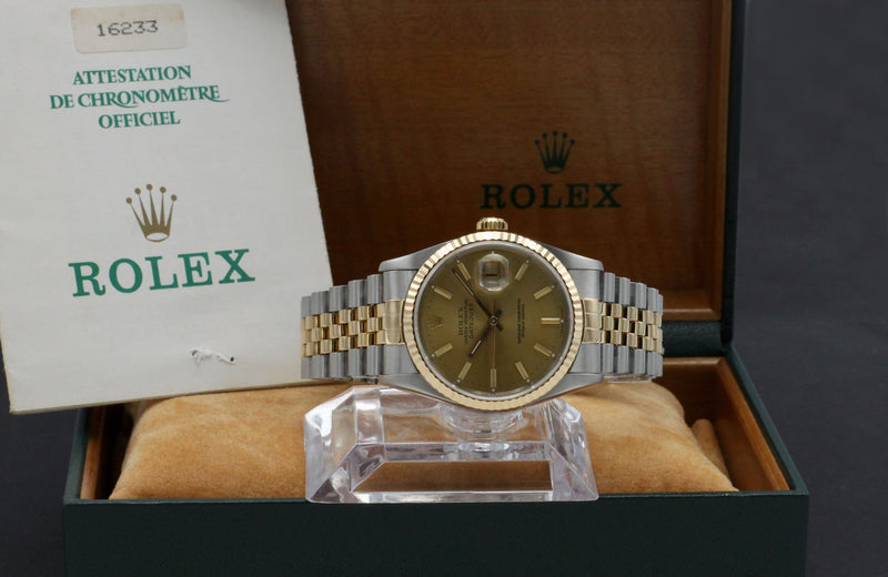 Rolex Datejust 16233 - 1995 - Rolex horloge - Rolex kopen - Rolex heren horloge - Trophies Watches