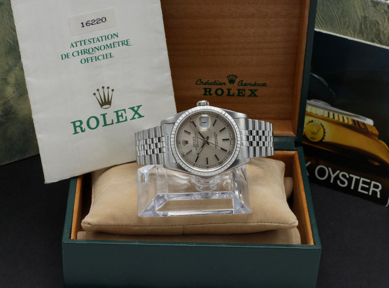 Rolex Datejust 16220 - 1989 - Rolex horloge - Rolex kopen - Rolex heren horloge - Trophies Watches