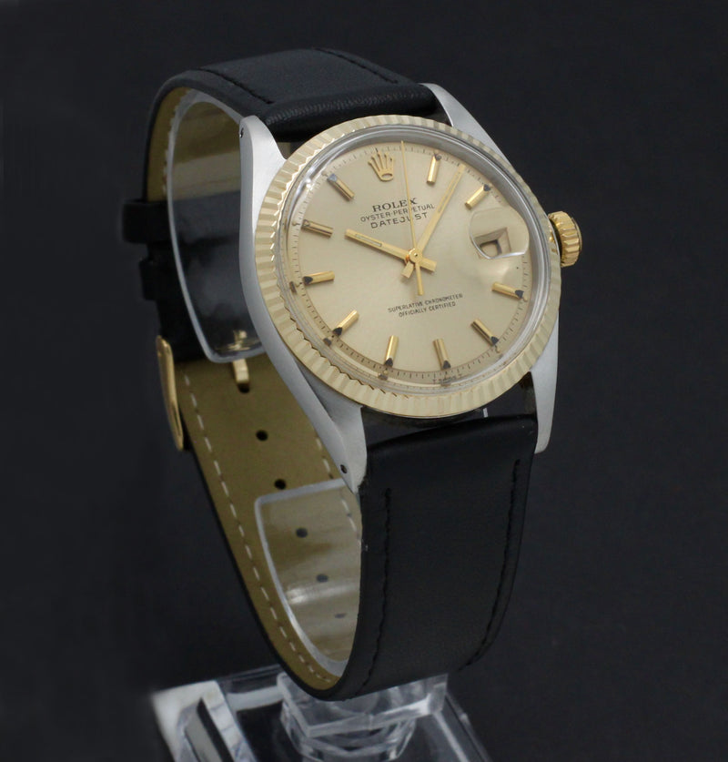 Rolex Datejust 1601 - 1969 - goud/staal - two/tone - Rolex horloge - Rolex kopen - Rolex heren horloge - Trophies Watches