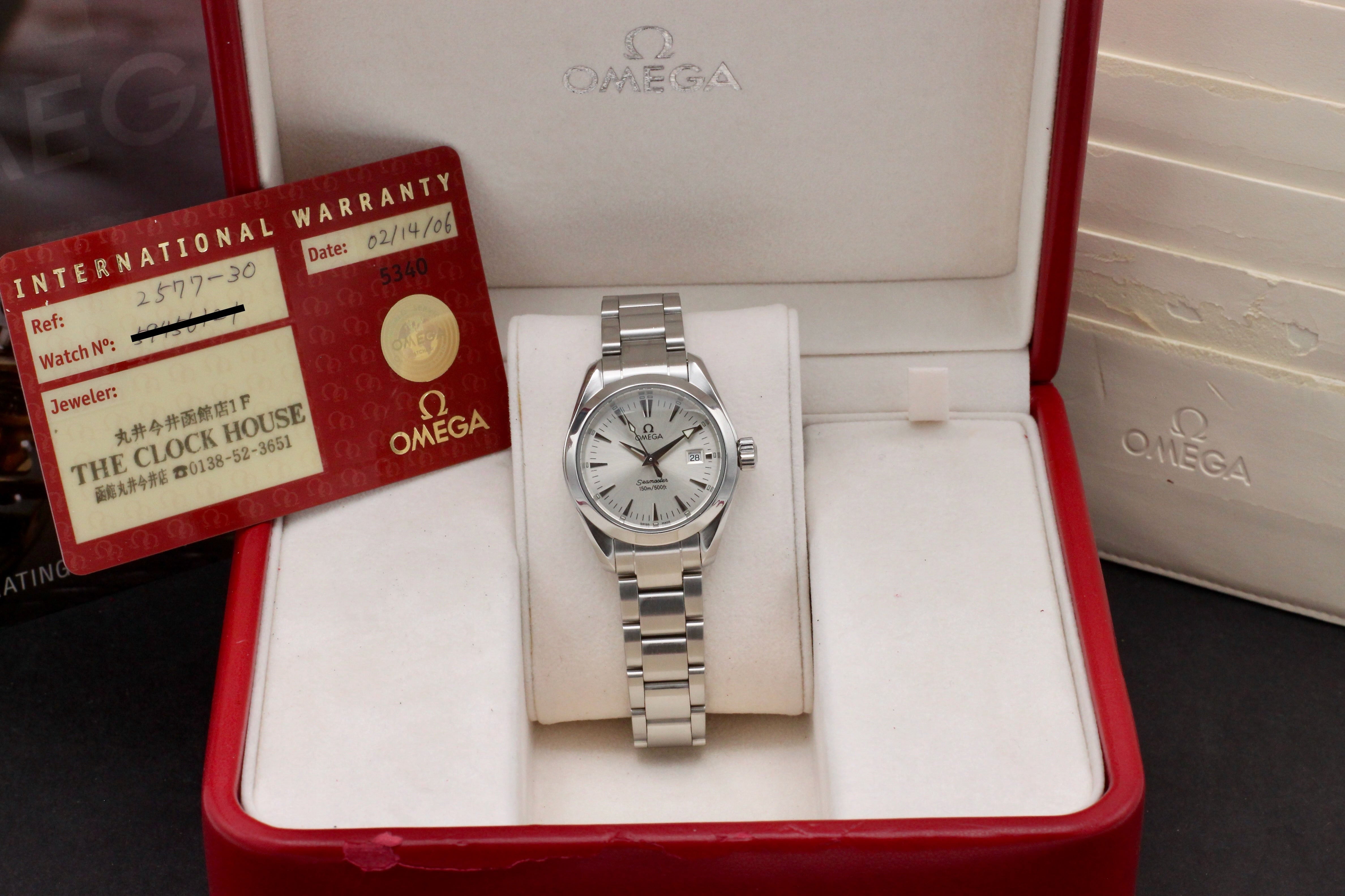 Omega Seamaster Aqua Terra 2577.30 - 2002 - Omega horloge - Omega kopen - Omega dames horloge - Trophies Watches