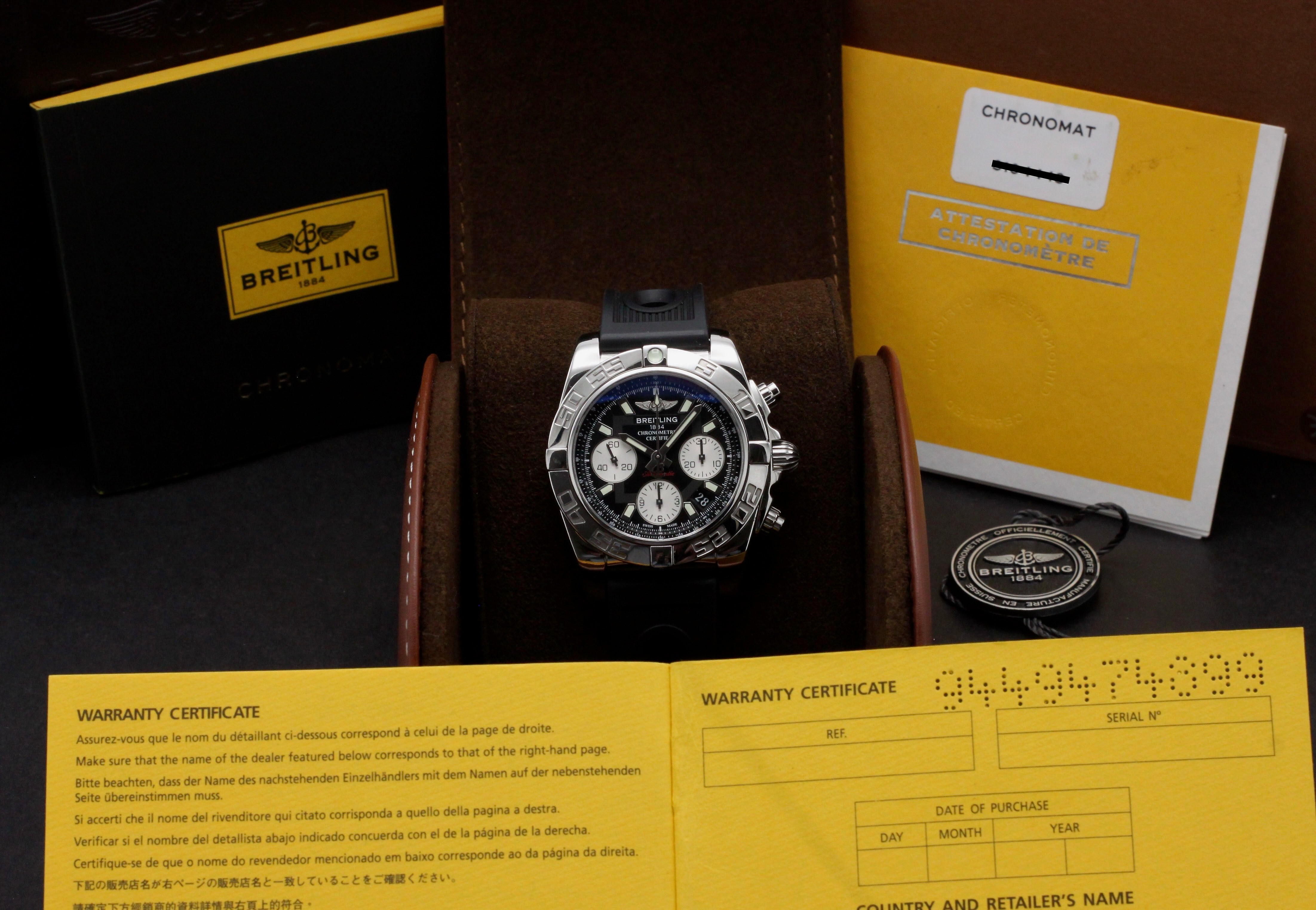 Breitling Chronomat AB0110 - 2012 - Breitling horloge - Breitling kopen - Breitling heren horloge - Trophies Watches