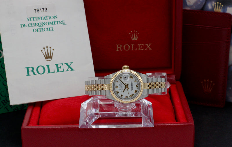 Rolex Lady-Datejust 79173 - 2002 - Rolex horloge - Rolex kopen - Rolex dames horloge - Trophies Watches