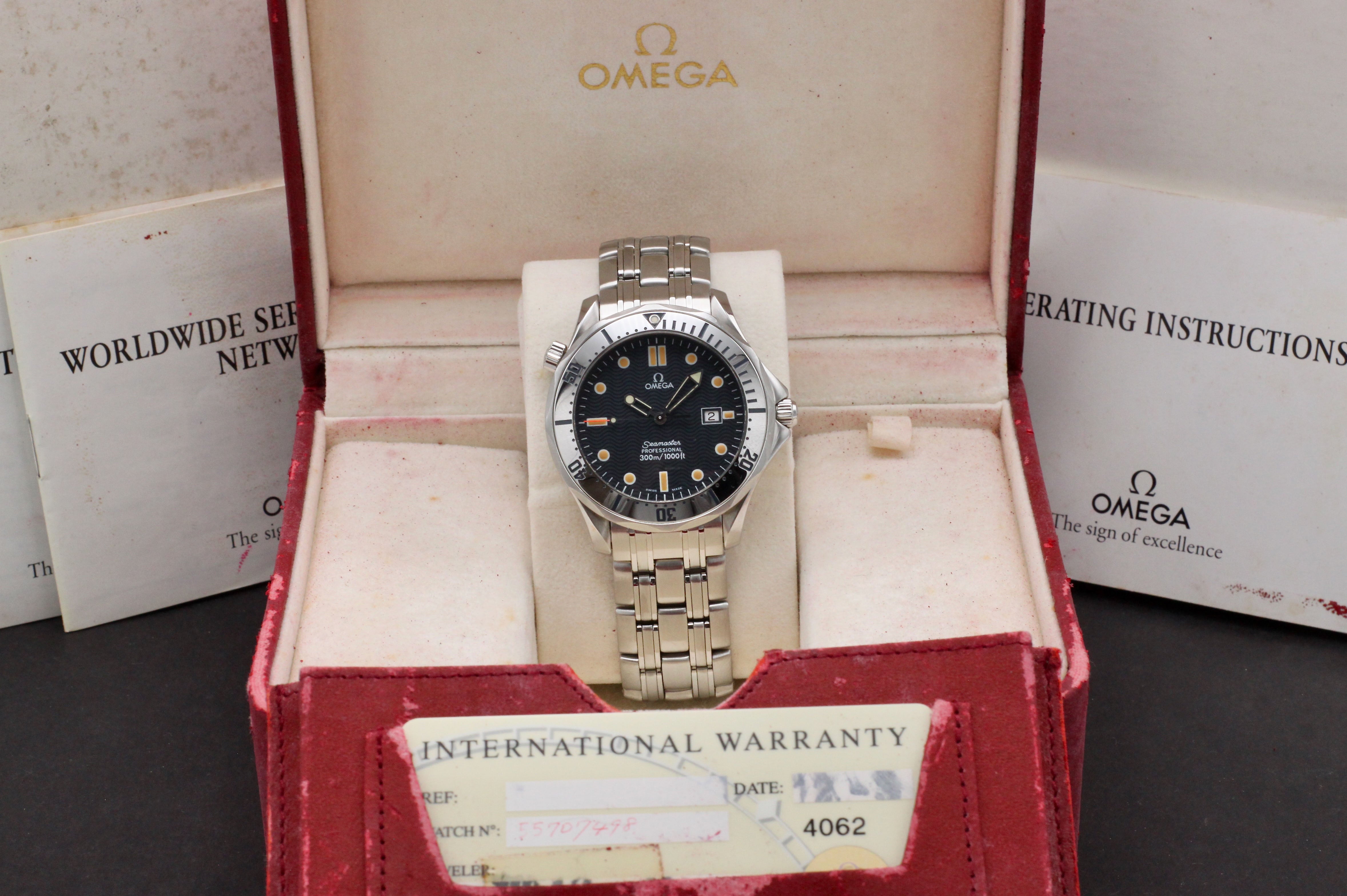 Omega Seamaster 300 m 2542.80.00, Box & Papers, 1998 | Omega Watch