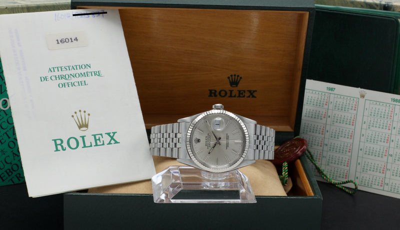 Rolex Datejust 16014 - 1987 - Rolex horloge - Rolex kopen - Rolex heren horloge - Trophies Watches