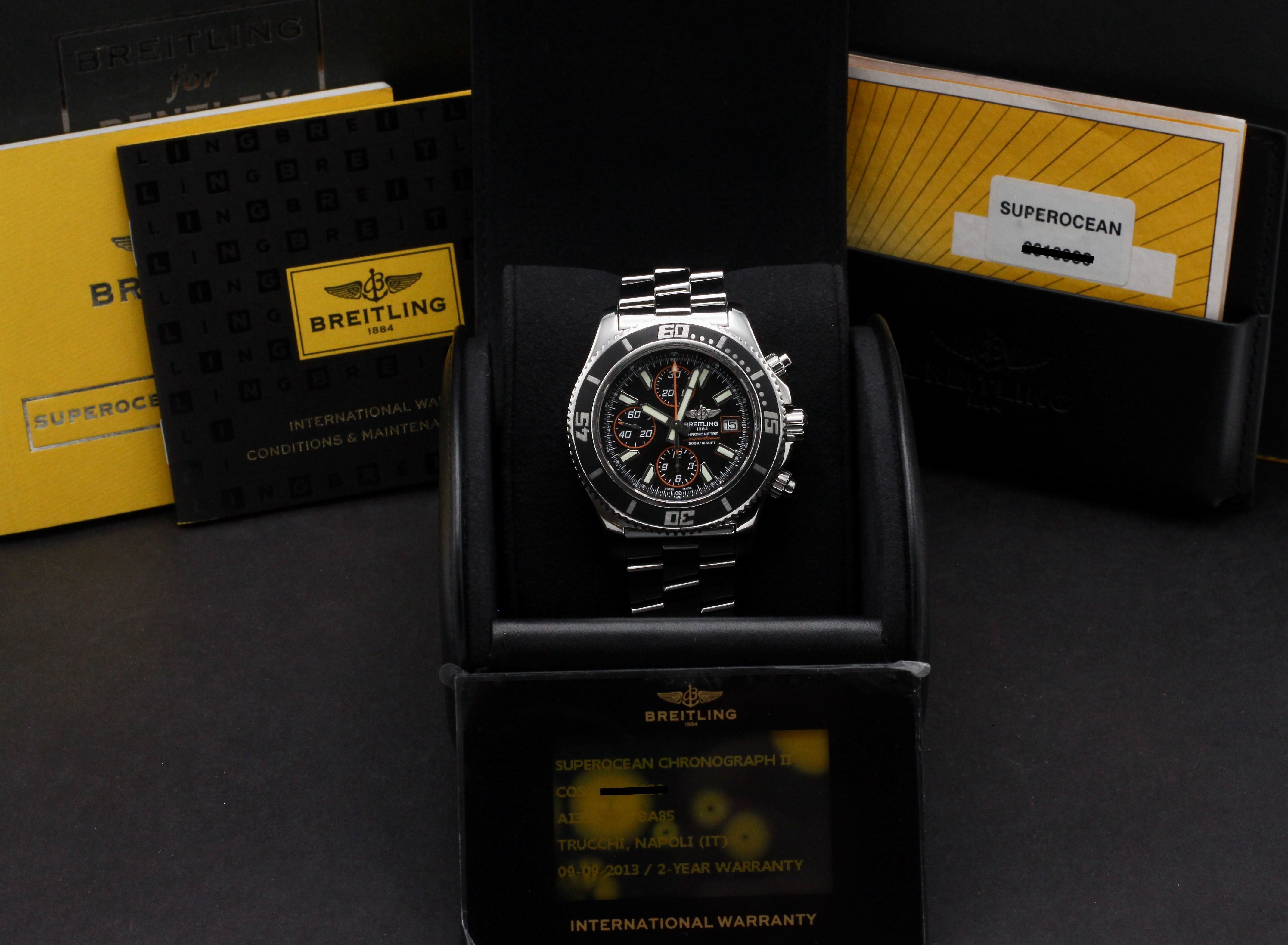 Breitling Superocean Chronograph II A13341 - 2013 - Breitling horloge - Breitling kopen - Breitling heren horloge - Trophies Watches