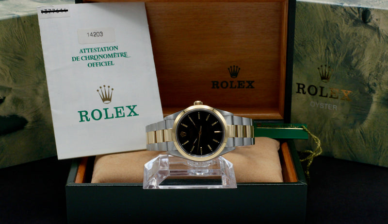 Rolex Oyster Perpetual 14203 - 1998 - Rolex horloge - Rolex kopen - Rolex Heren horloge - Trophies Watches