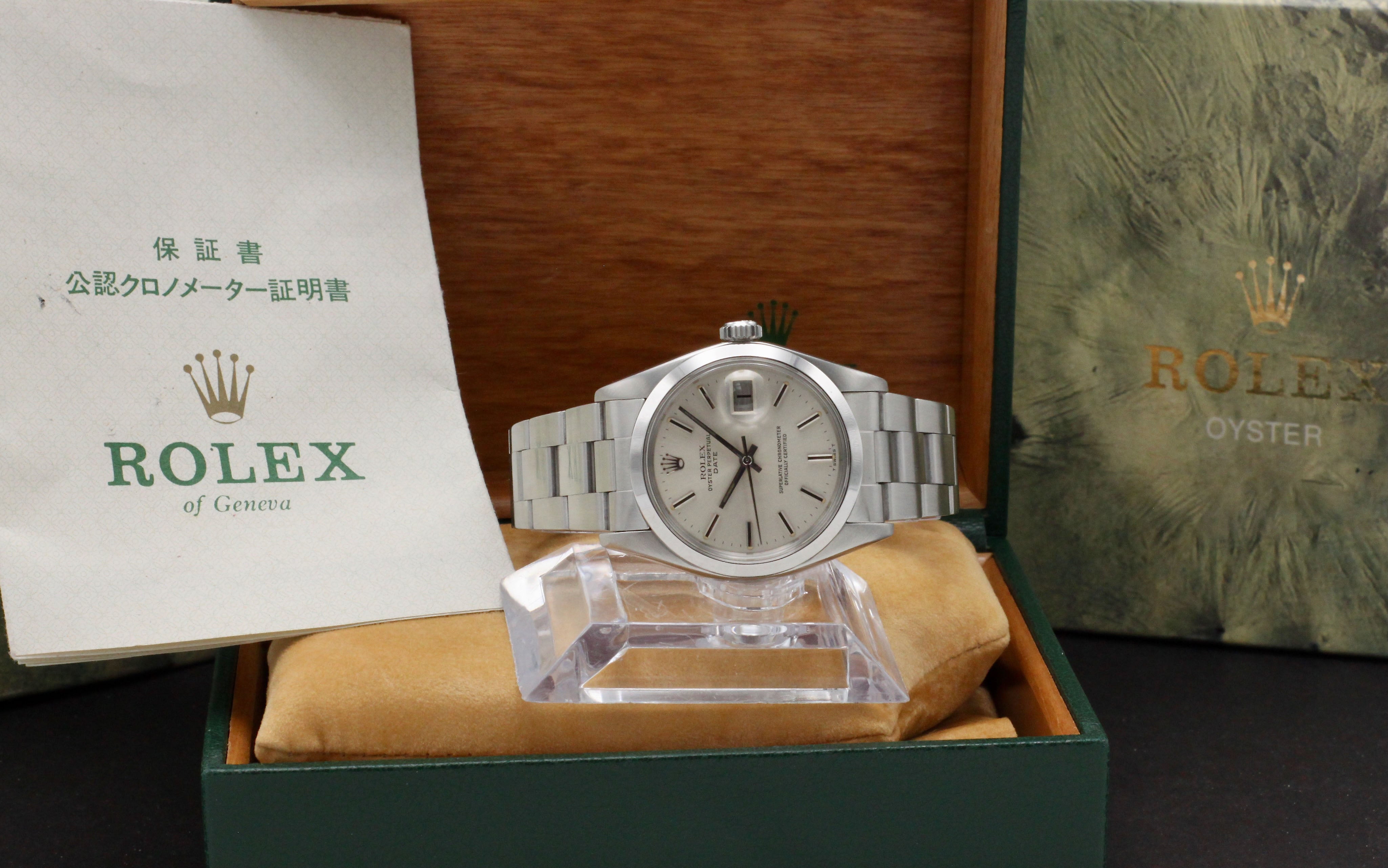 Rolex Oyster Perpetual Date 1500 - 1978 - Rolex horloge - Rolex kopen - Rolex heren horloge - Trophies Watches