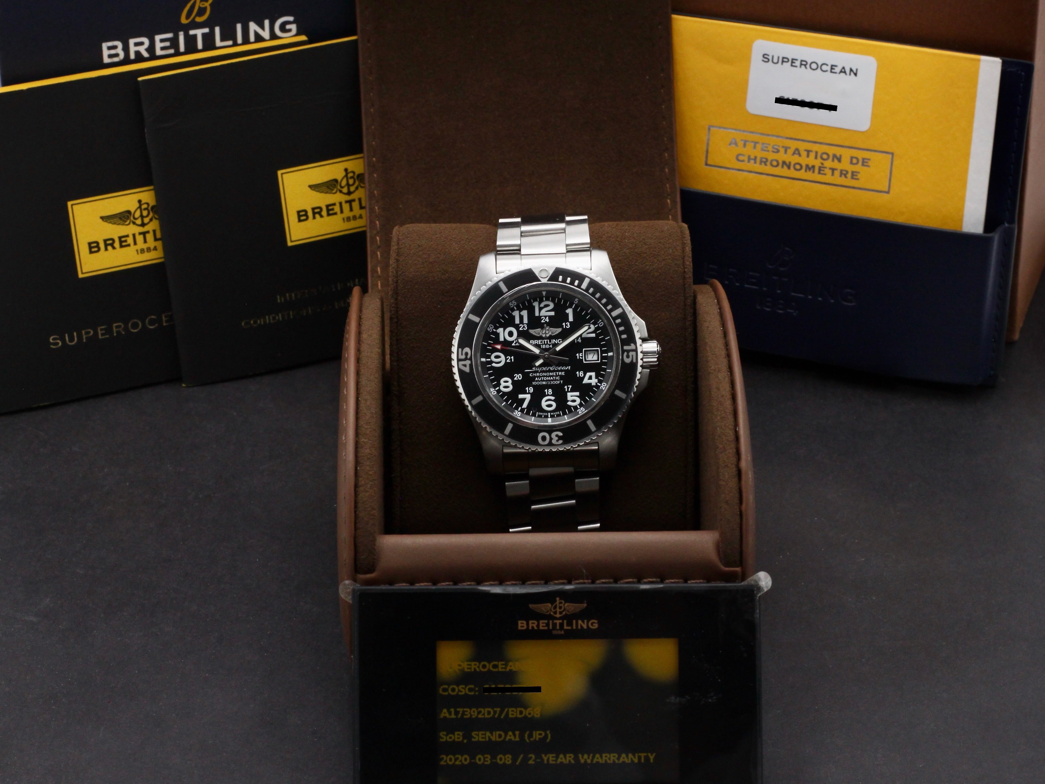 Breitling Superocean II 44 A17392 - 2020 - Breitling horloge - Breitling kopen - Breitling heren horloge - Trophies Watches