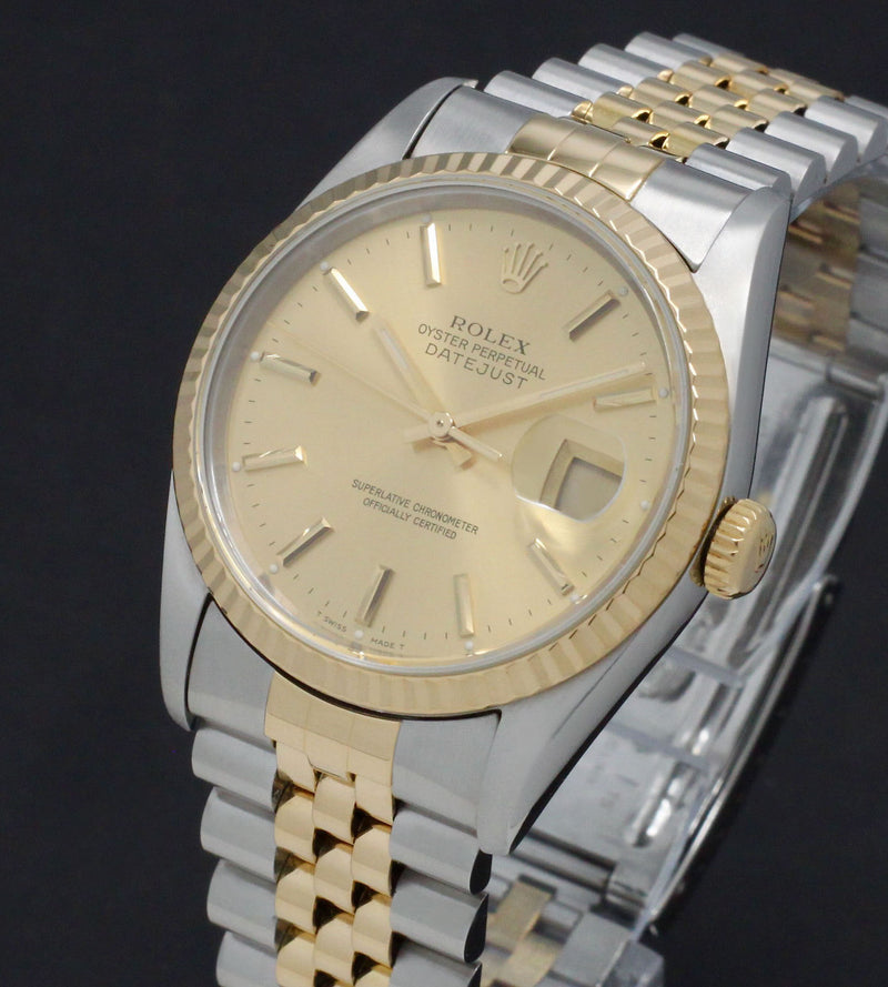 Rolex Datejust 16233 - 1994 - Rolex horloge - Rolex kopen - Rolex heren horloge - Trophies Watches