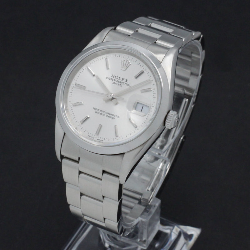 Rolex Oyster Perpetual Date 15200 - 1999 - Rolex horloge - Rolex kopen - Rolex heren horloge - Trophies Watches