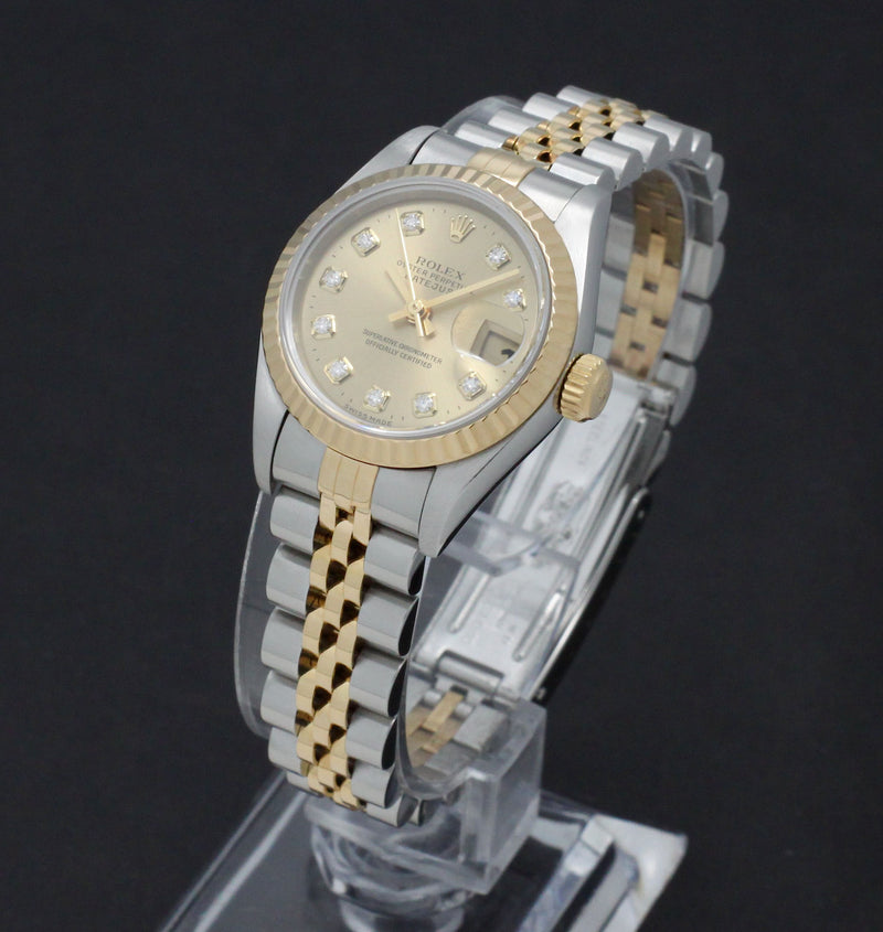 Rolex Lady-Datejust 69173G - 1996 - Rolex horloge - Rolex kopen - Rolex dames horloge - Trophies Watches