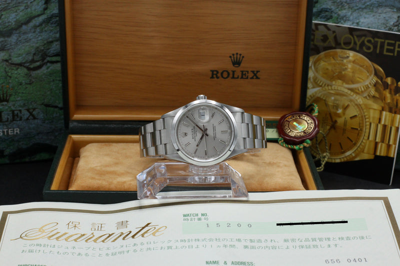 Rolex Oyster Perpetual Date 15200 - 1999 - Rolex horloge - Rolex kopen - Rolex heren horloge - Trophies Watches