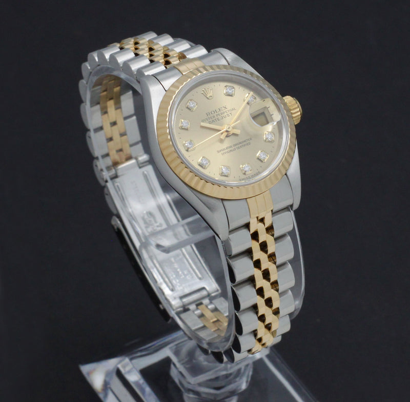 Rolex Lady-Datejust 69173G - 1996 - Rolex horloge - Rolex kopen - Rolex dames horloge - Trophies Watches