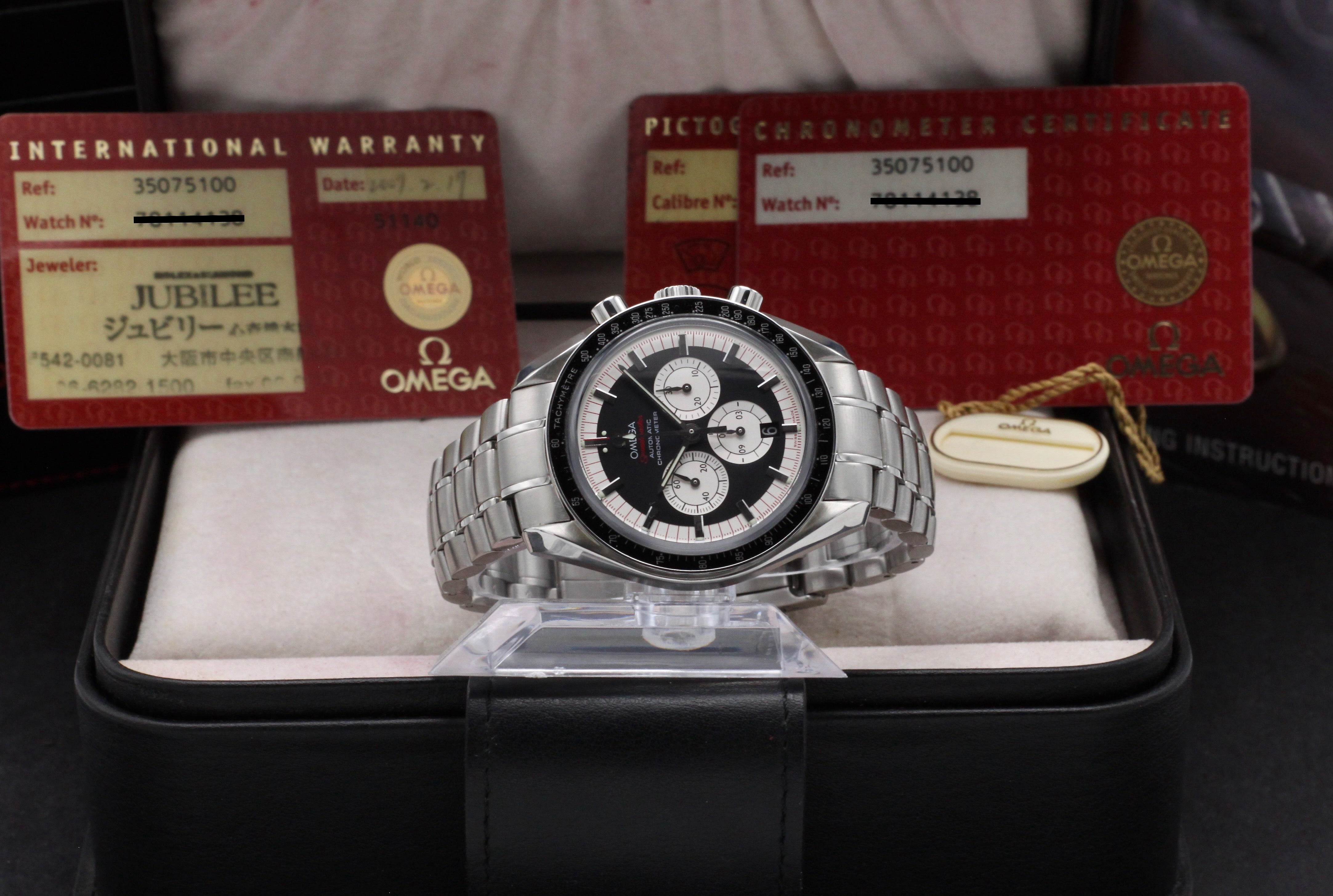 Omega Legend Schumacher 3507.51.00- 2007 - Omega horloge - Omega kopen - Omega heren horloge - Trophies Watches