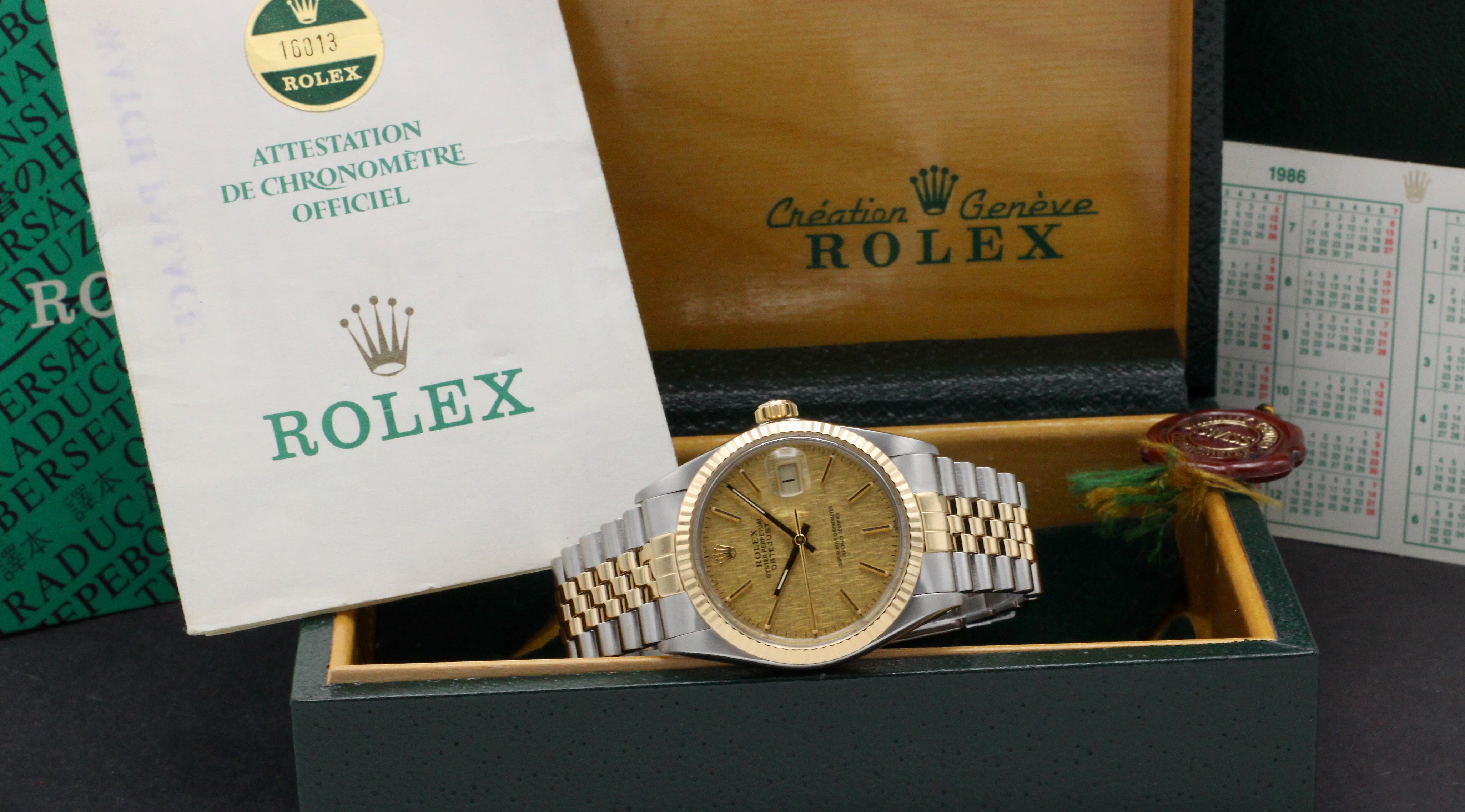 Rolex Datejust 16013 - 1986 - Rolex horloge - Rolex kopen - Rolex heren horloge - Trophies Watches