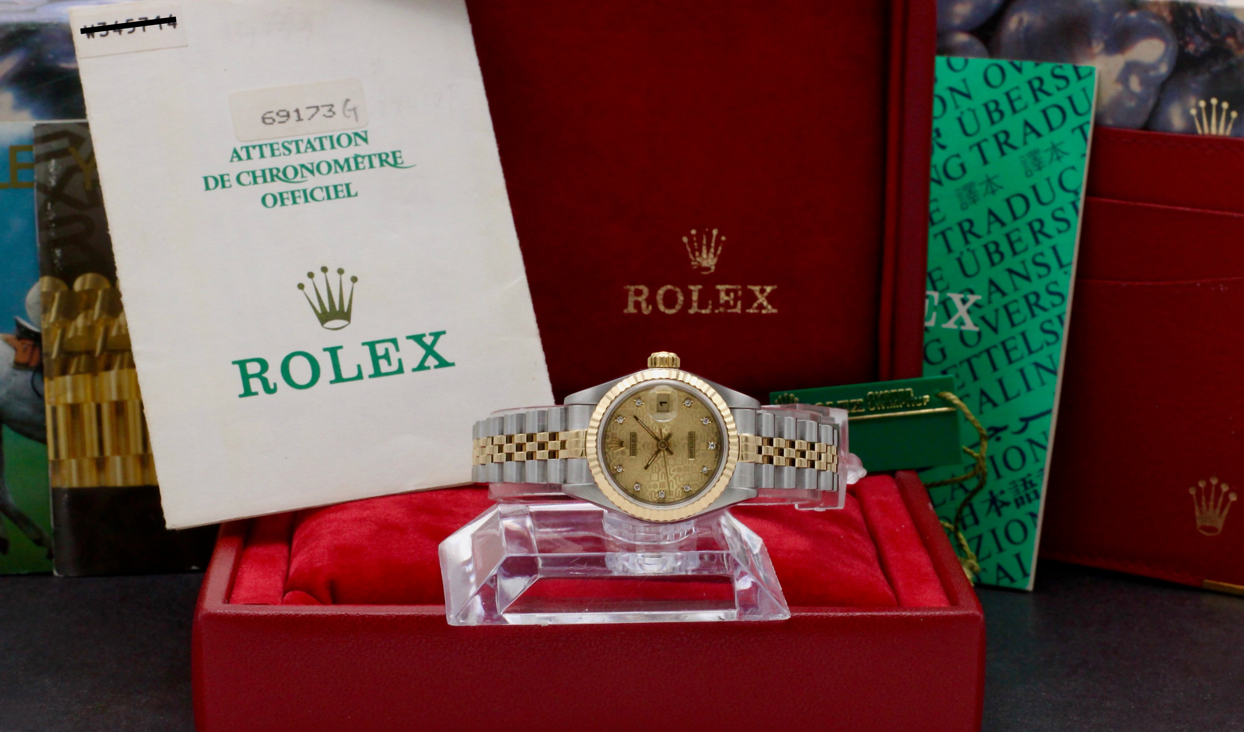 Rolex Lady-Datejust 69173G - 1996 - Rolex horloge - Rolex kopen - Rolex dames horloge - Trophies Watches