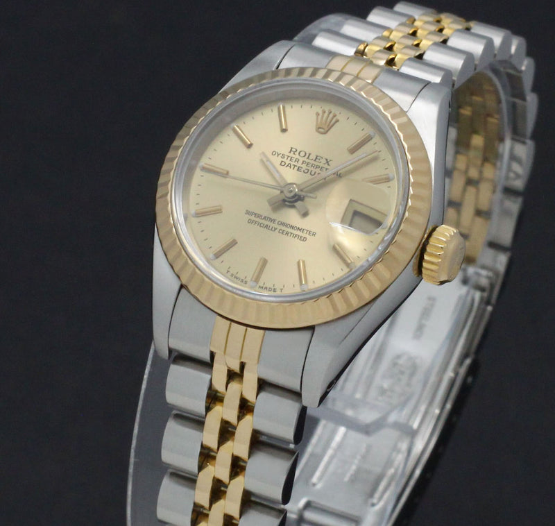 Rolex Lady-Datejust 69173 - 1988 - Rolex horloge - Rolex kopen - Rolex dames horloge - Trophies Watches