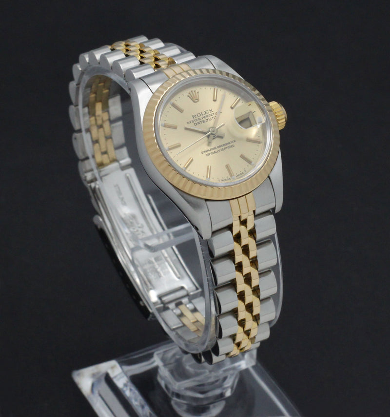 Rolex Lady-Datejust 69173 - 1988 - Rolex horloge - Rolex kopen - Rolex dames horloge - Trophies Watches